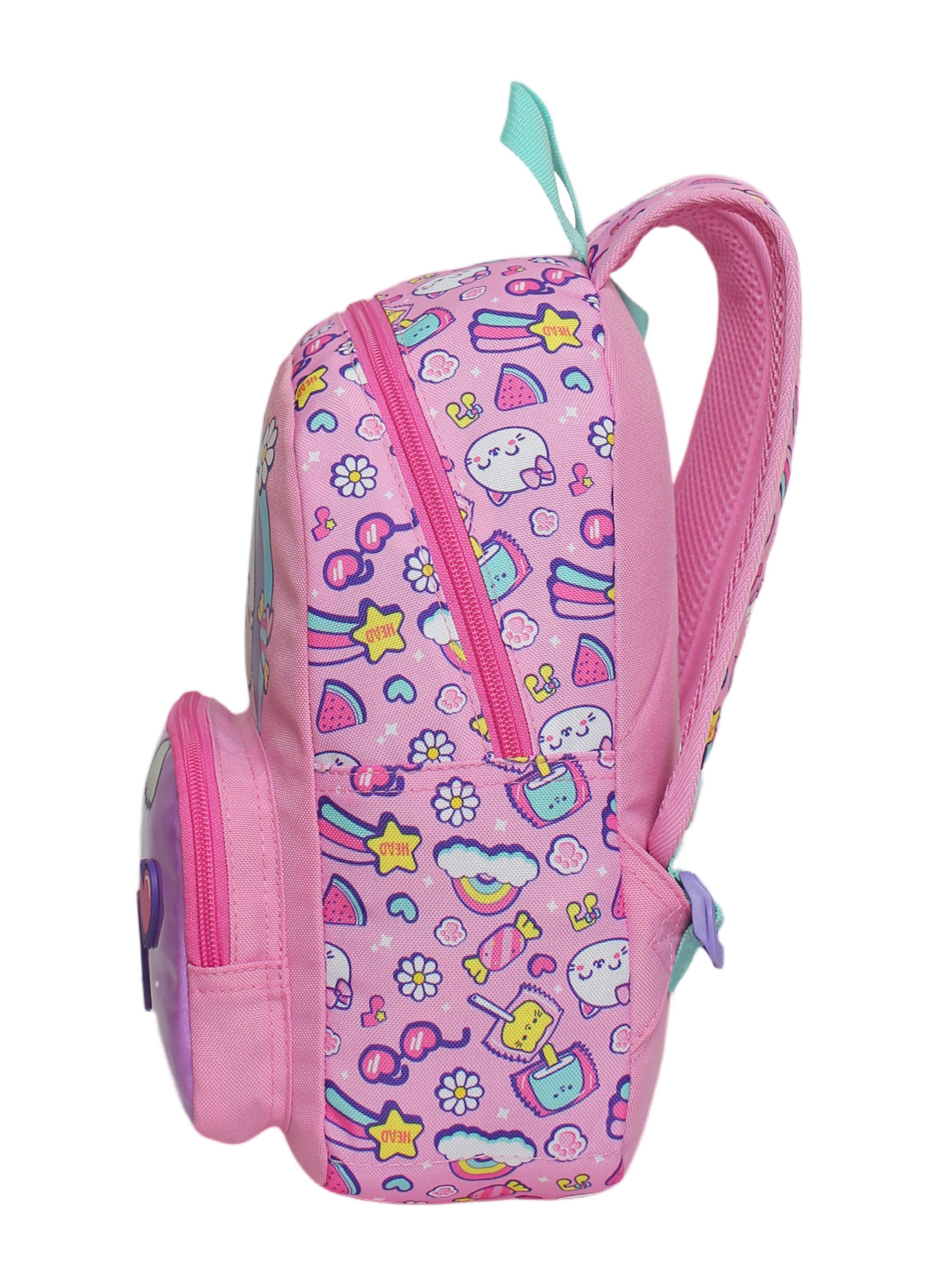 Mochila Pop Pre Escolar Cat Prints Rosado-3