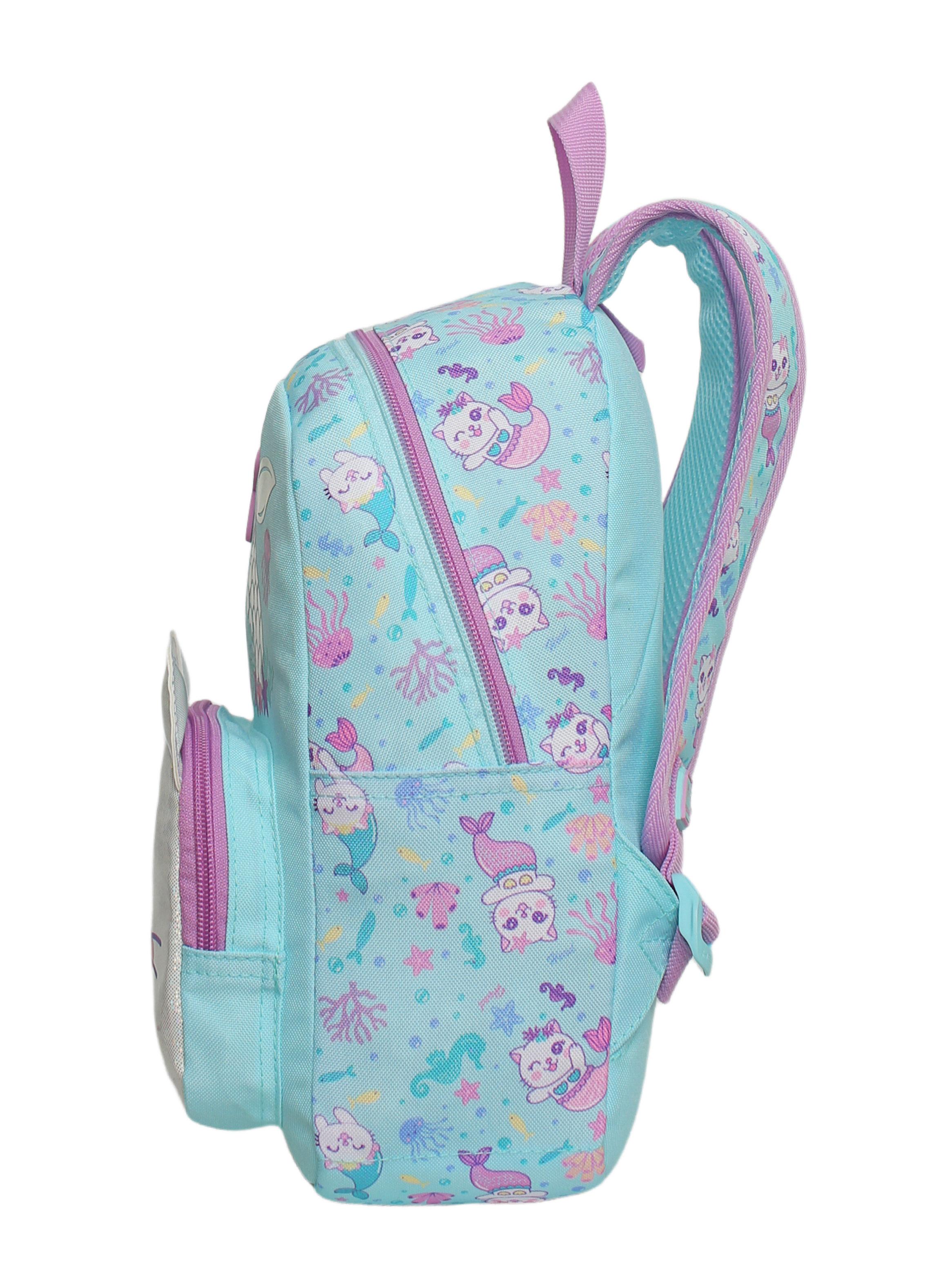 Mochila Pop Pre Escolar Mermaid Menta-3