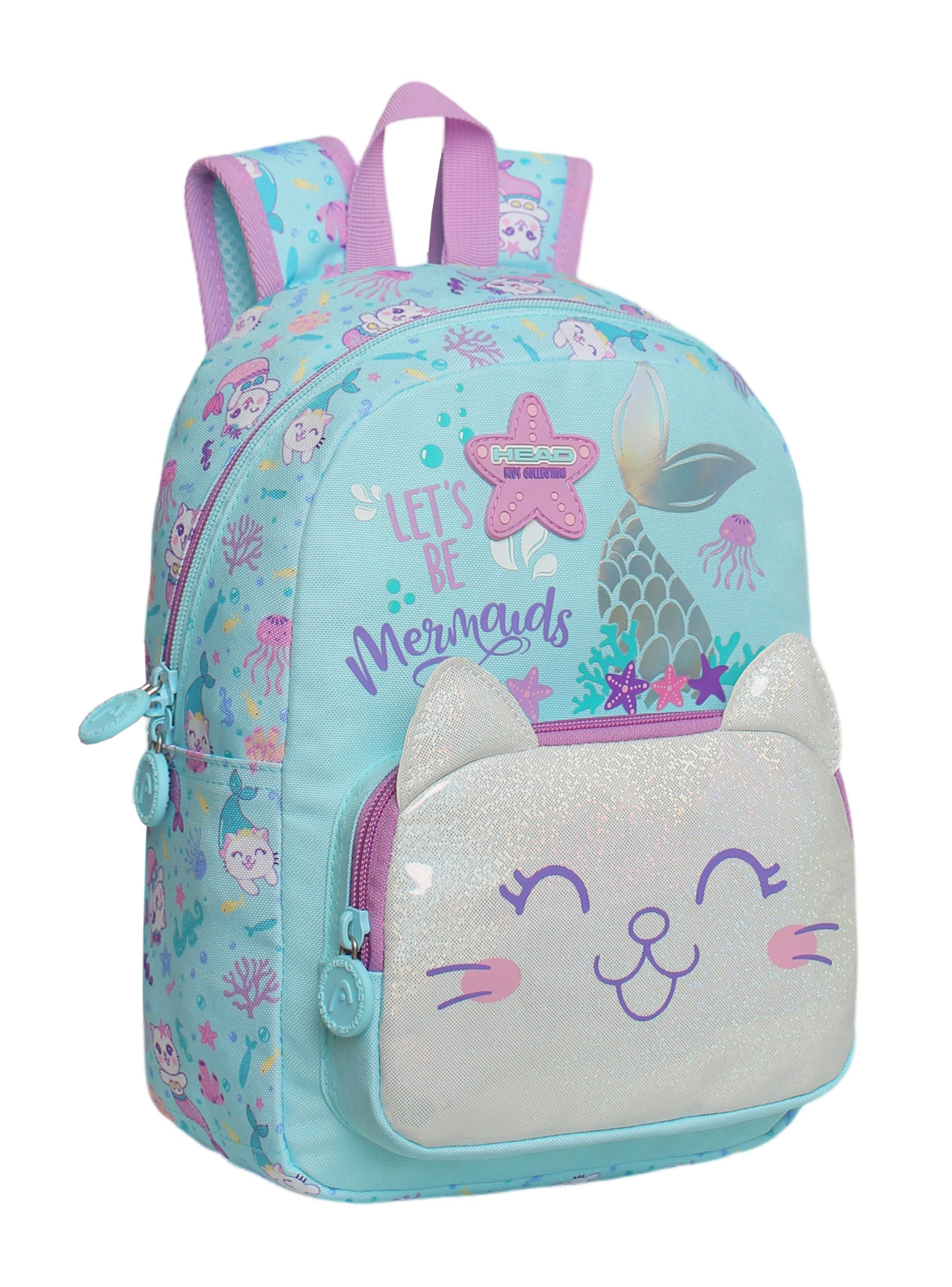 Mochila Pop Pre Escolar Mermaid Menta-2
