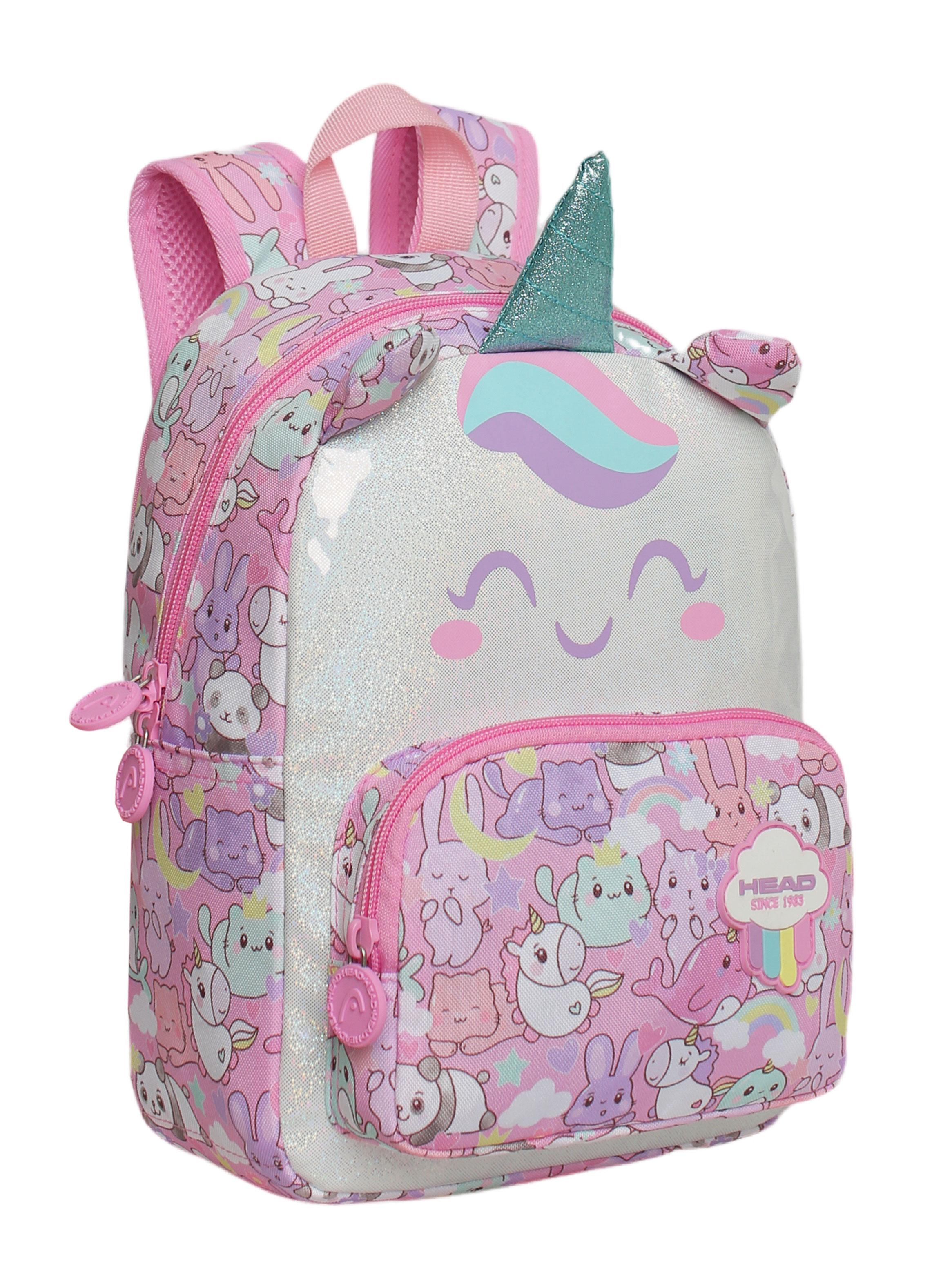 Mochila Pop Pre Escolar Unicornio Rosado-2