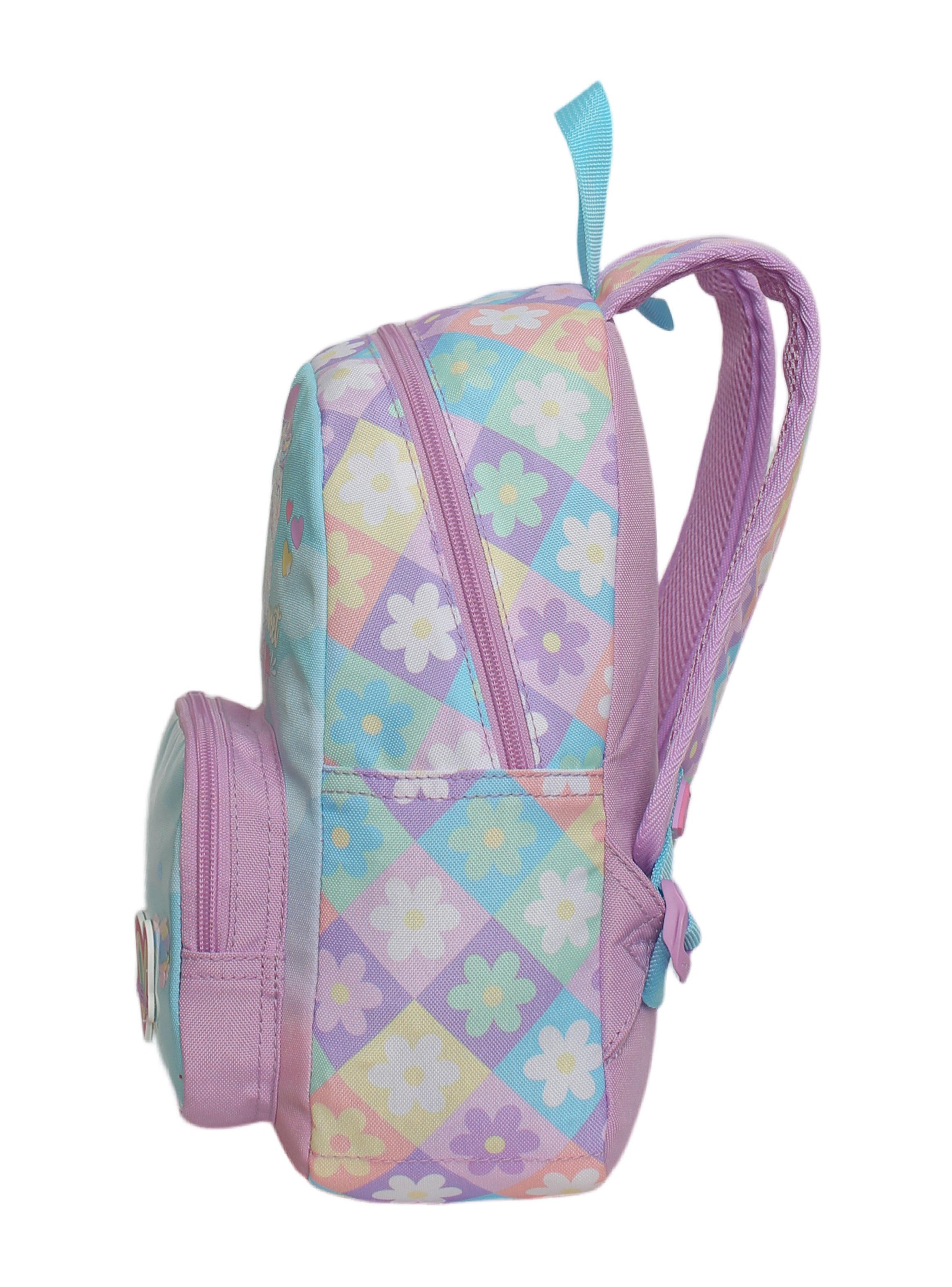 Mochila Pop Pre Escolar Unicornio Flores-3