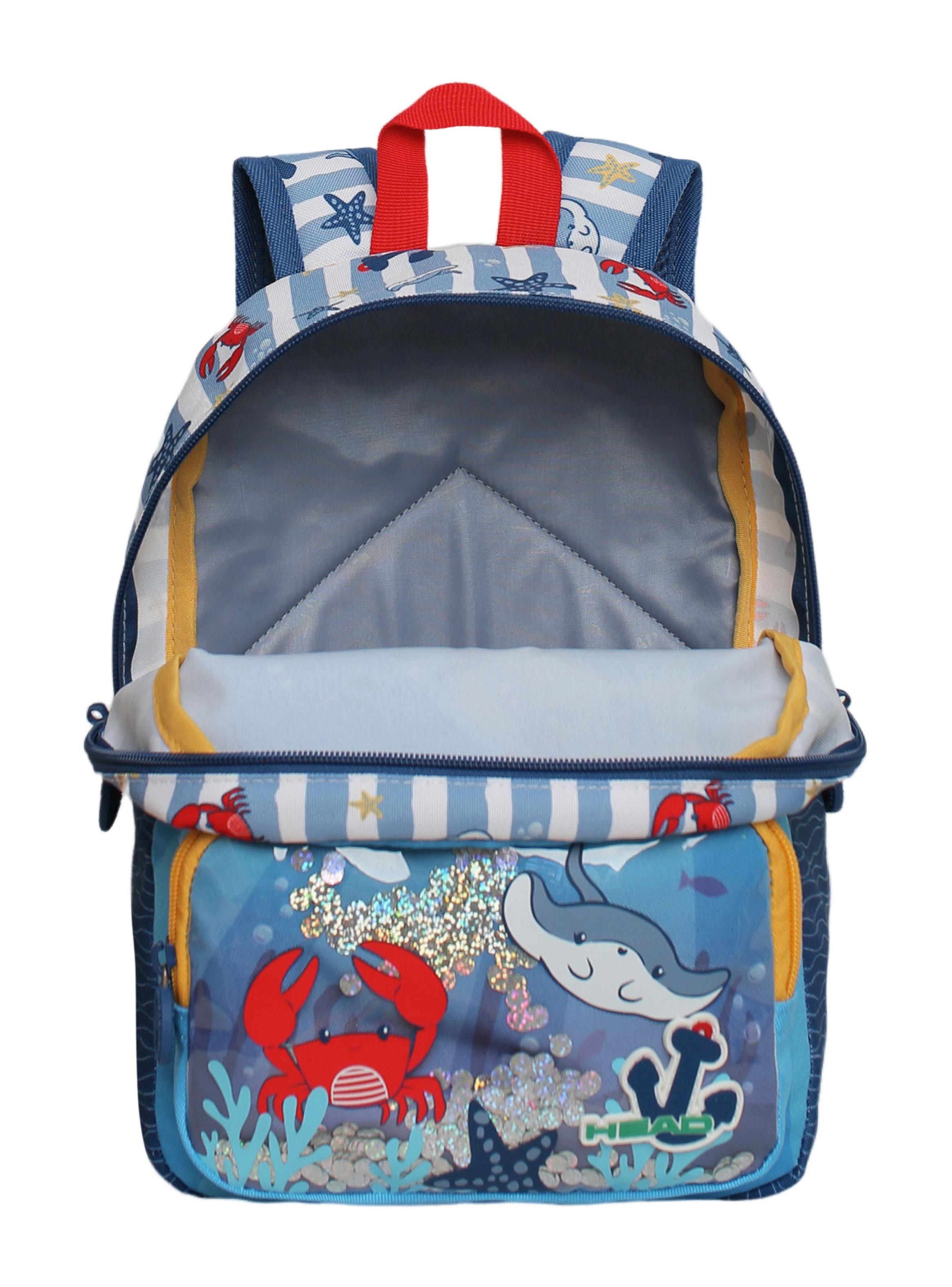 Mochila Pop Pre Escolar Sea Azul-4