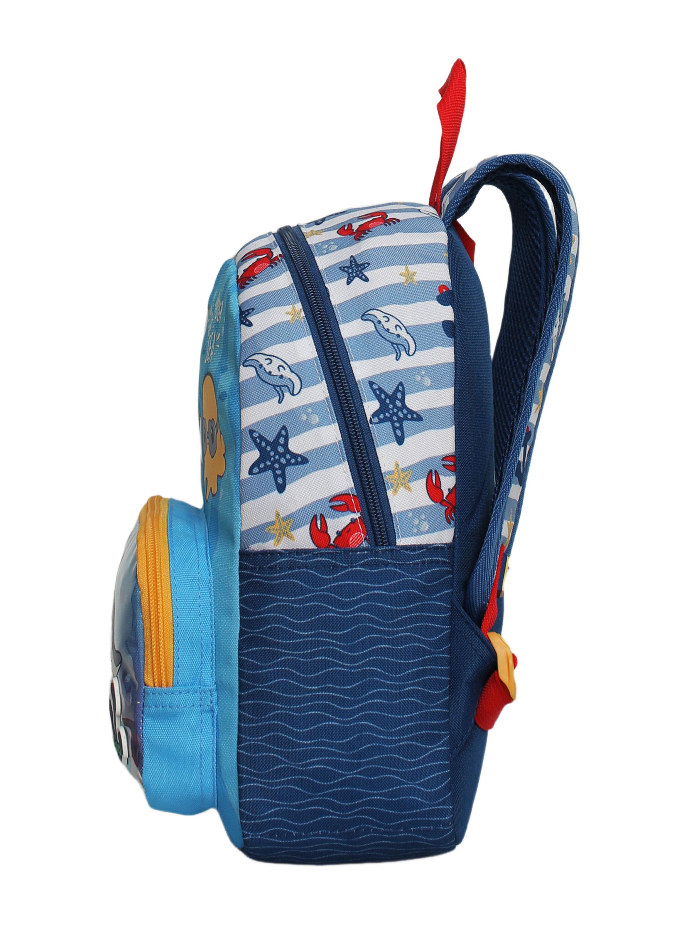 Mochila Pop Pre Escolar Sea Azul-3