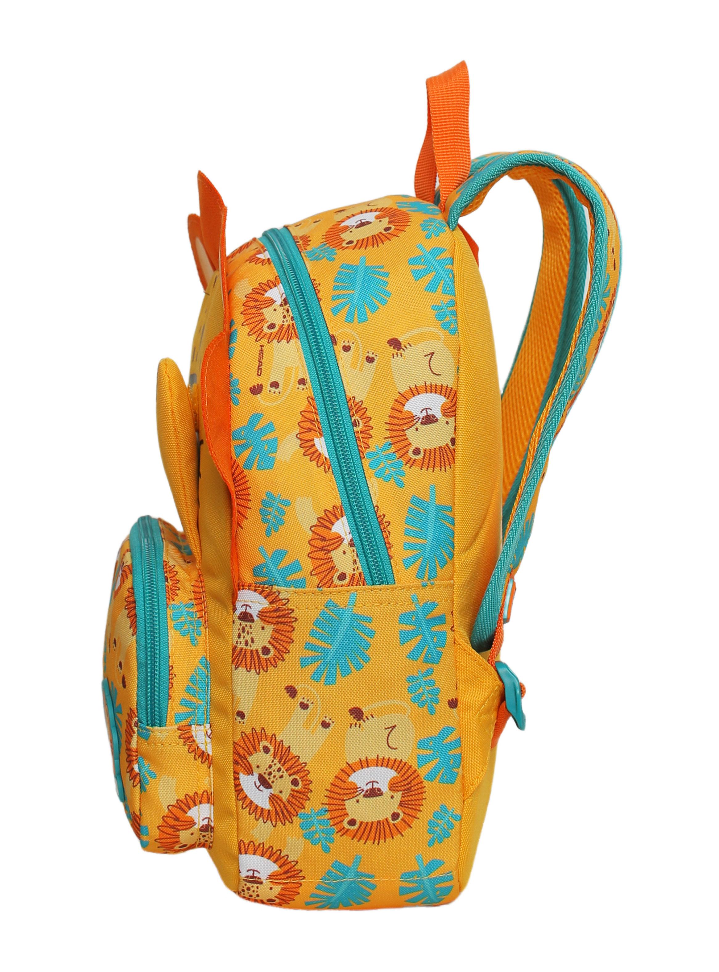 Mochila Pop Pre Escolar León Mostaza-3