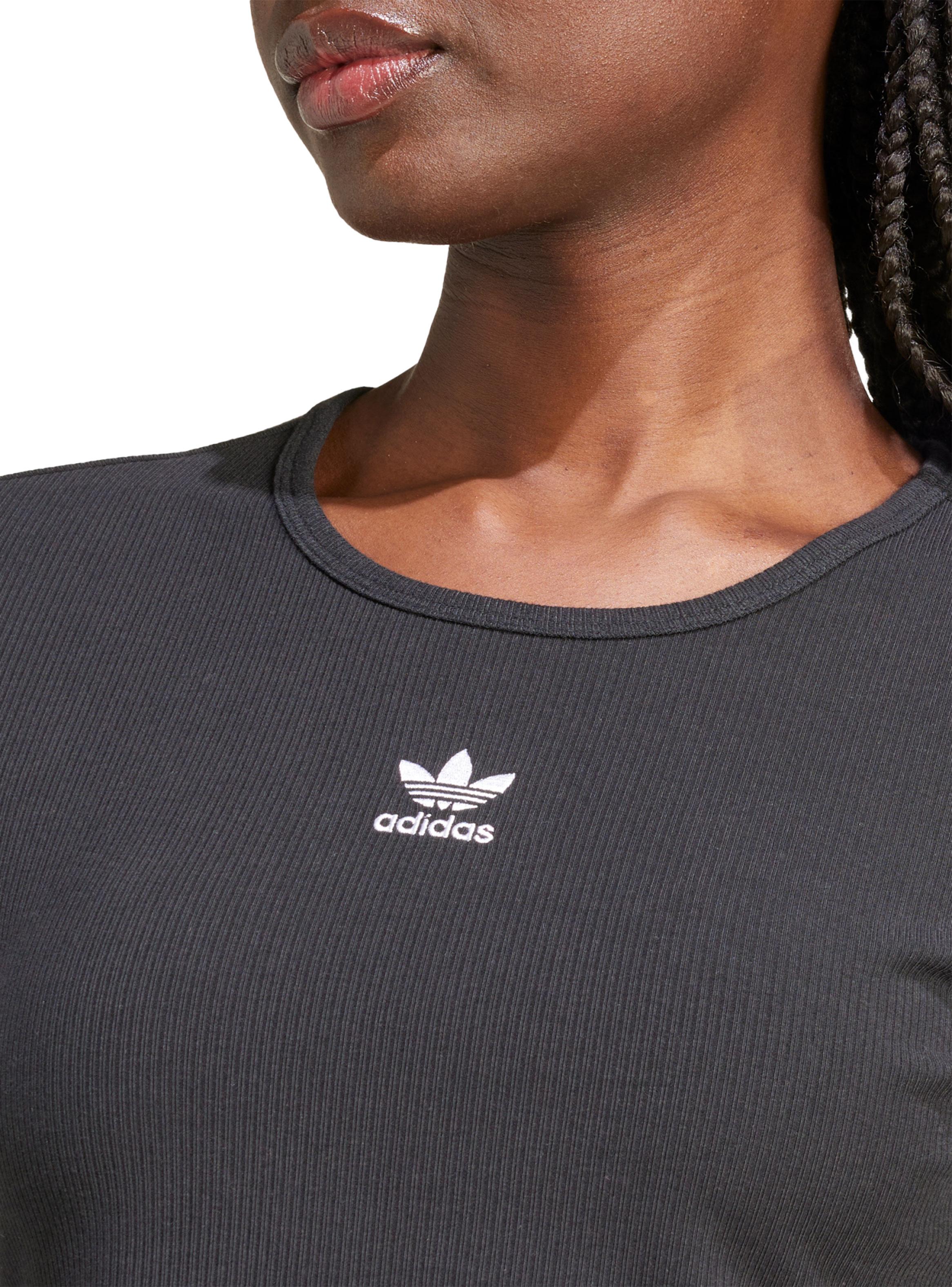 Polera Essentials Acanalada Cropped-3