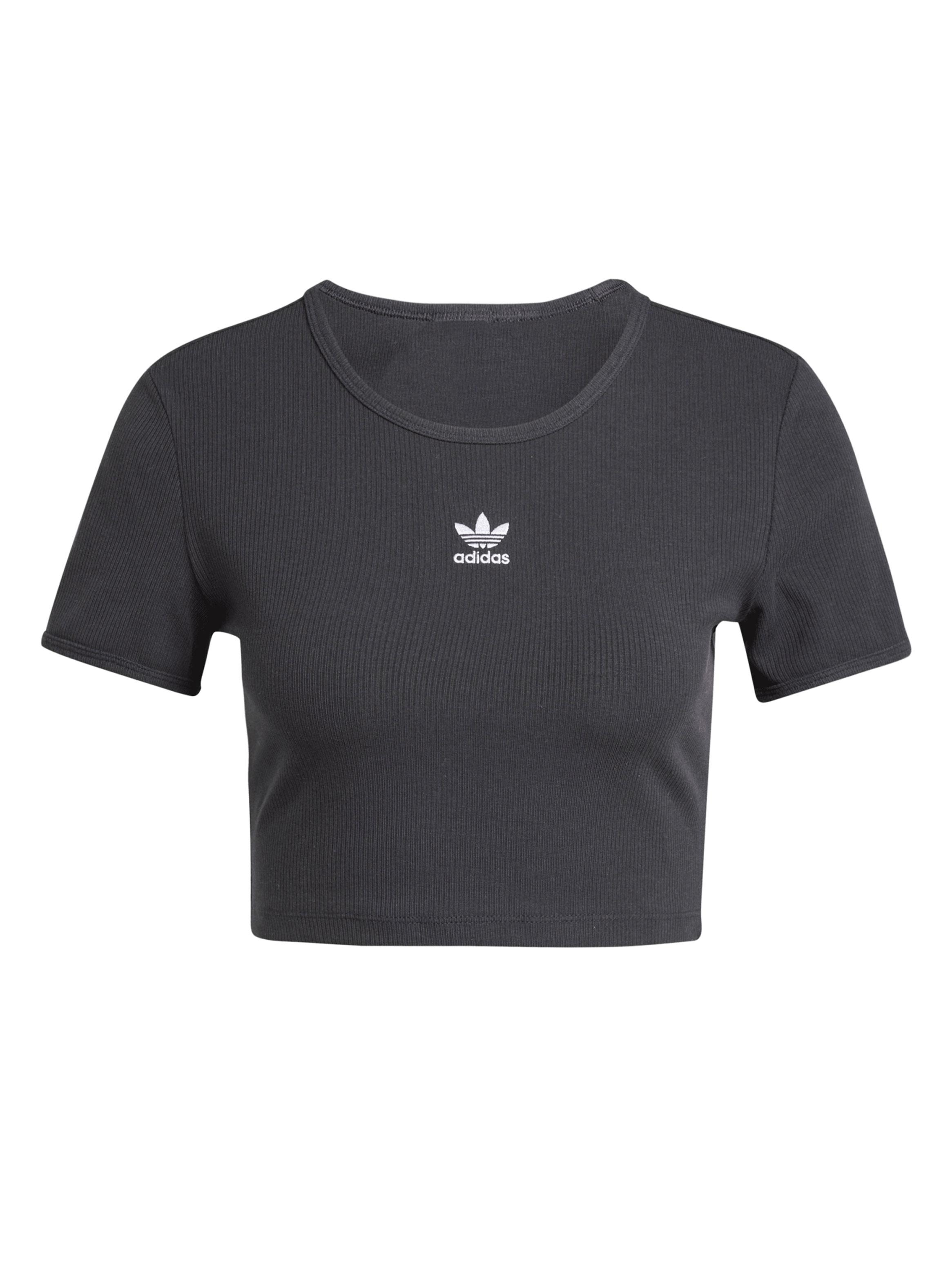 Polera Essentials Acanalada Cropped-5