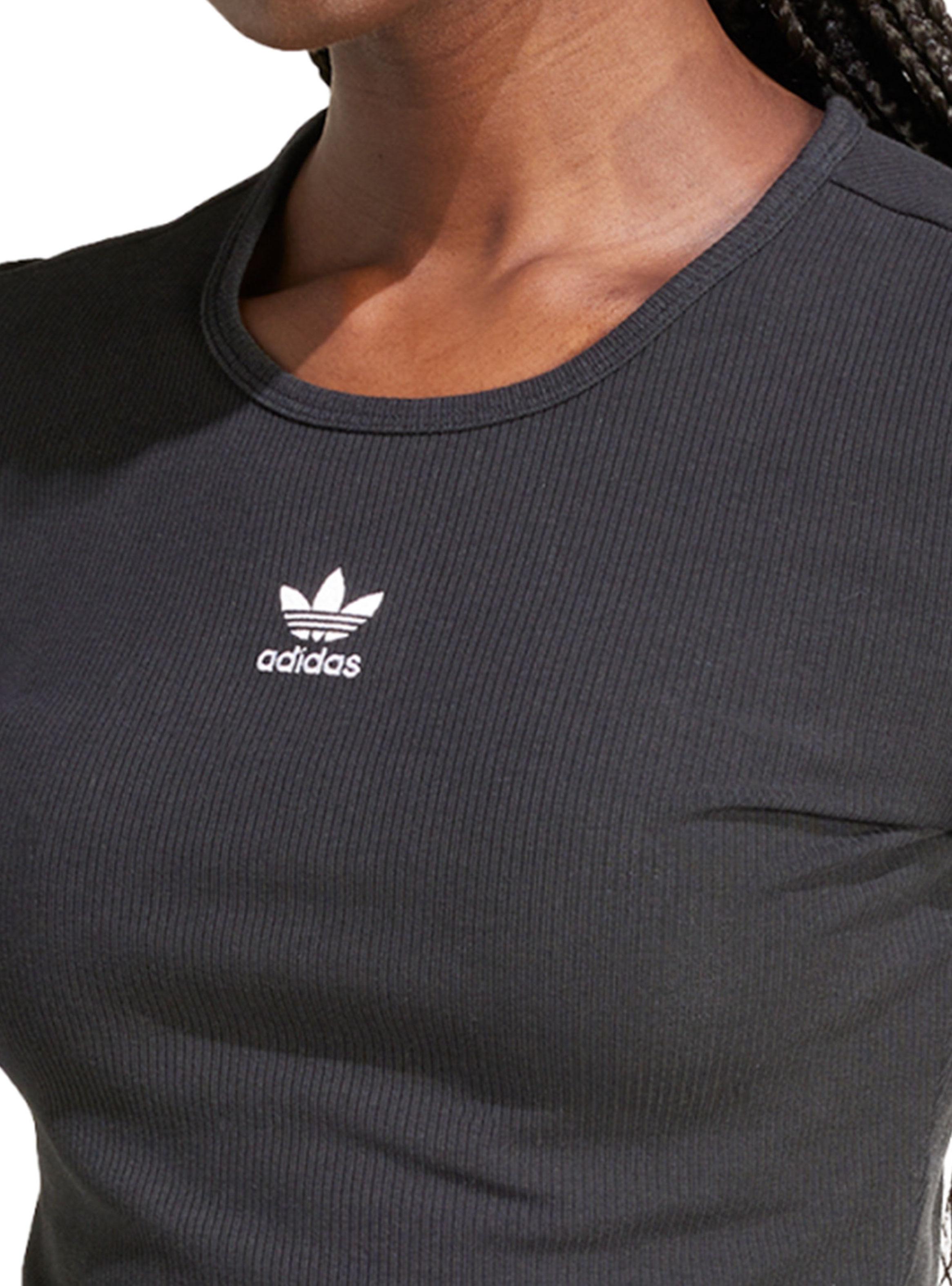 Polera Essentials Acanalada Cropped-2