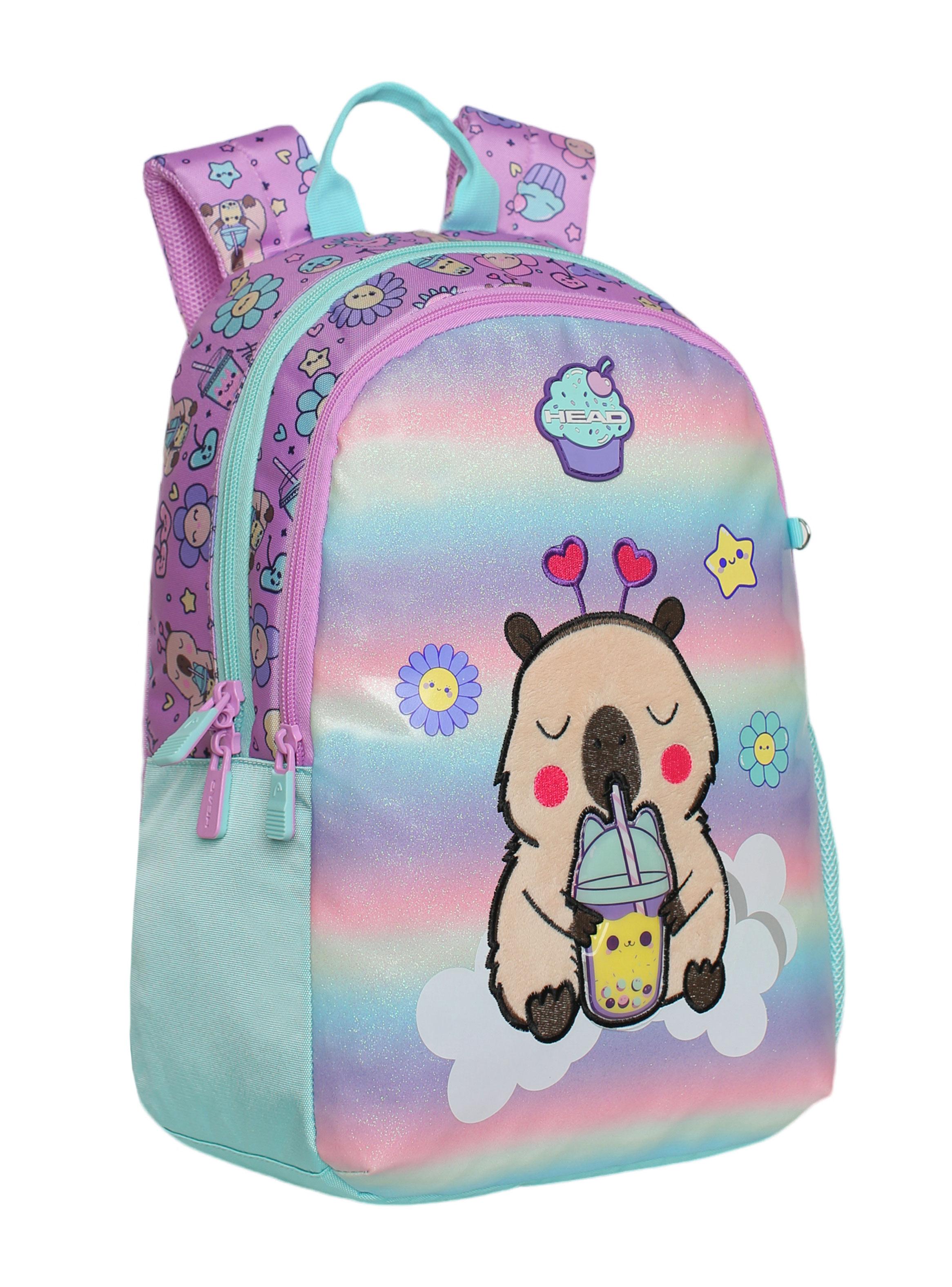 Mochila Infantil Biónica Capibara Morado-2