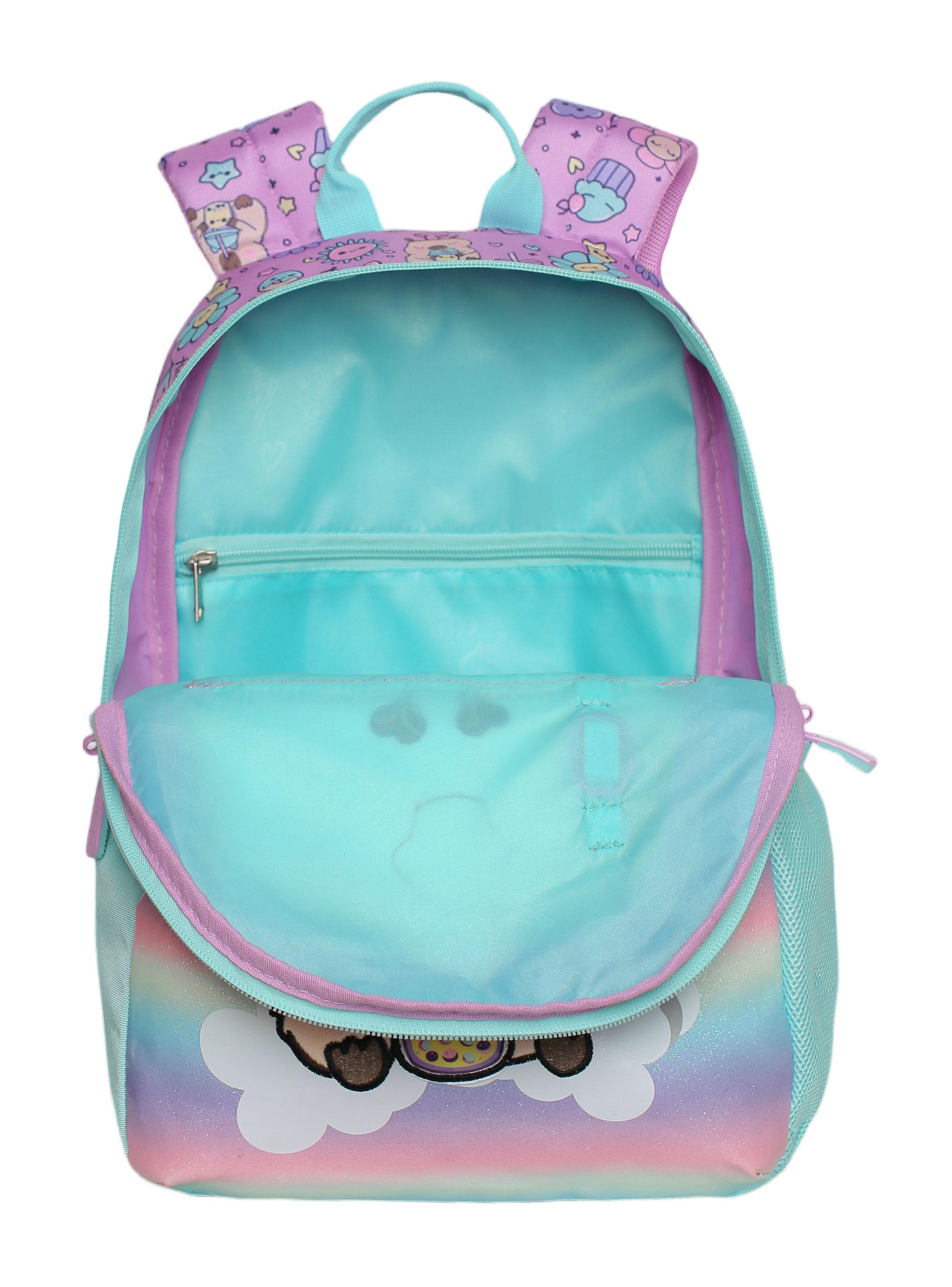 Mochila Infantil Biónica Capibara Morado-4