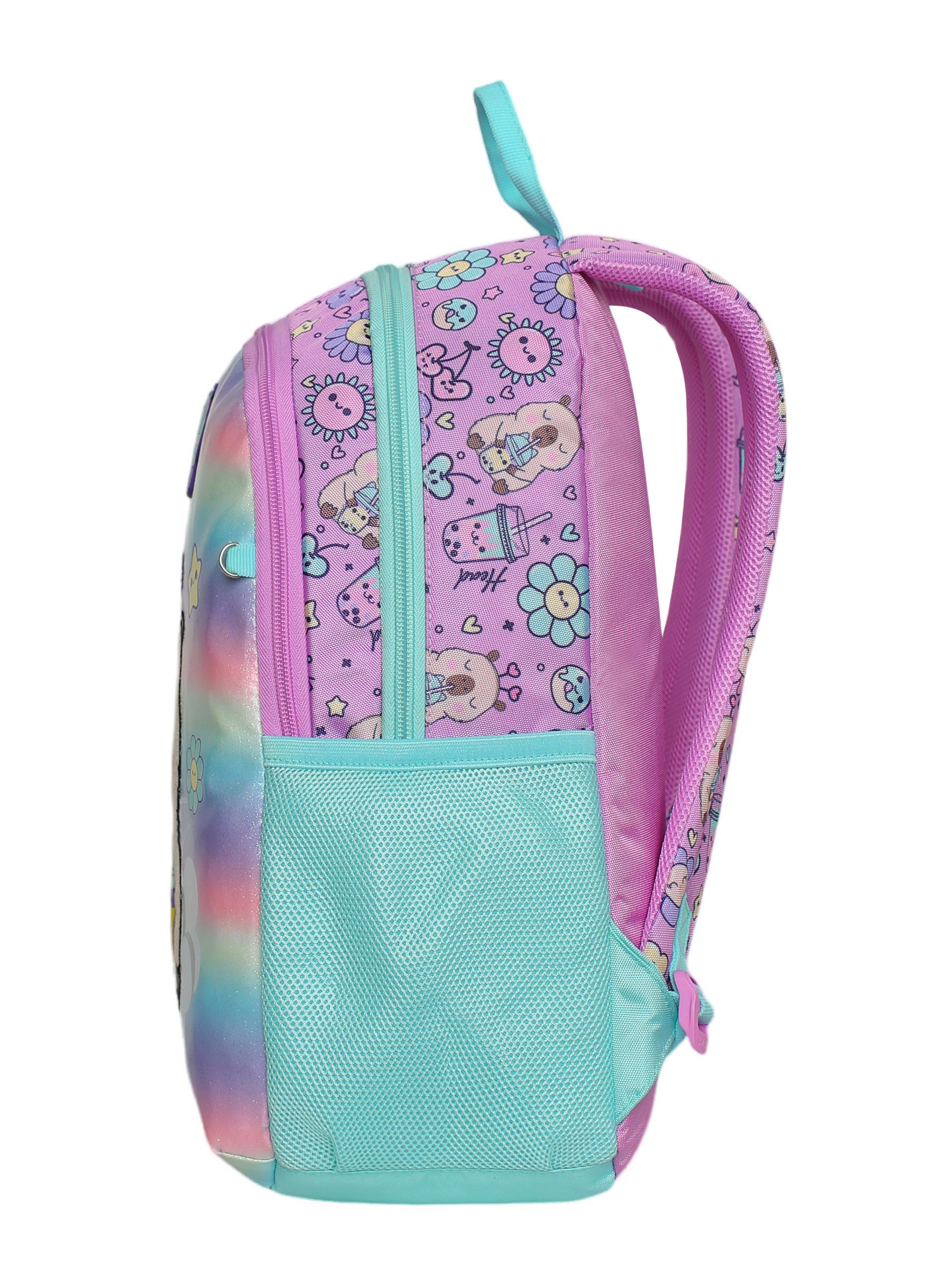 Mochila Infantil Biónica Capibara Morado-3