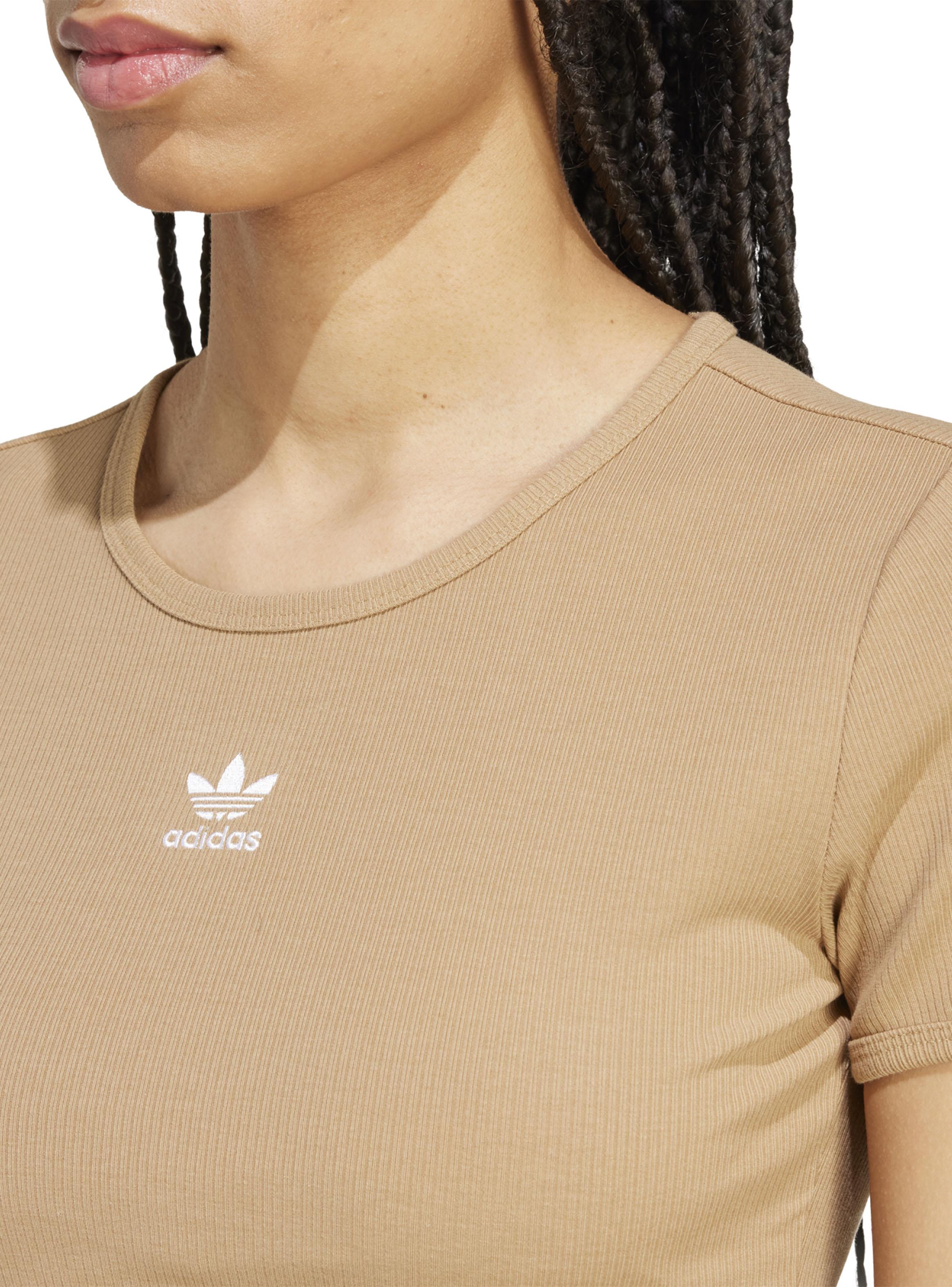 Polera Essentials Acanalada con Logo-3