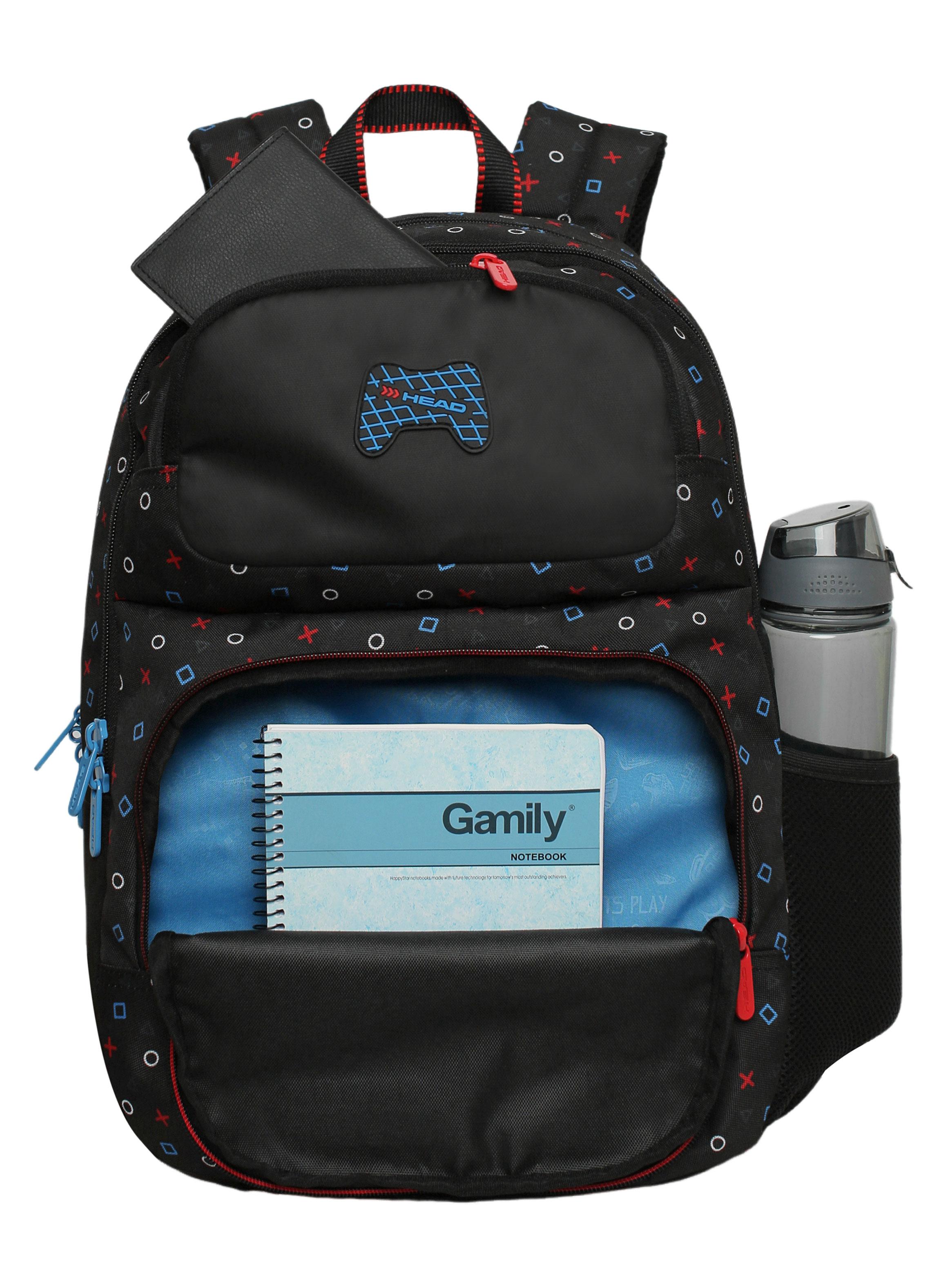 Mochila Infantil Fantasy Gamer Negro-3