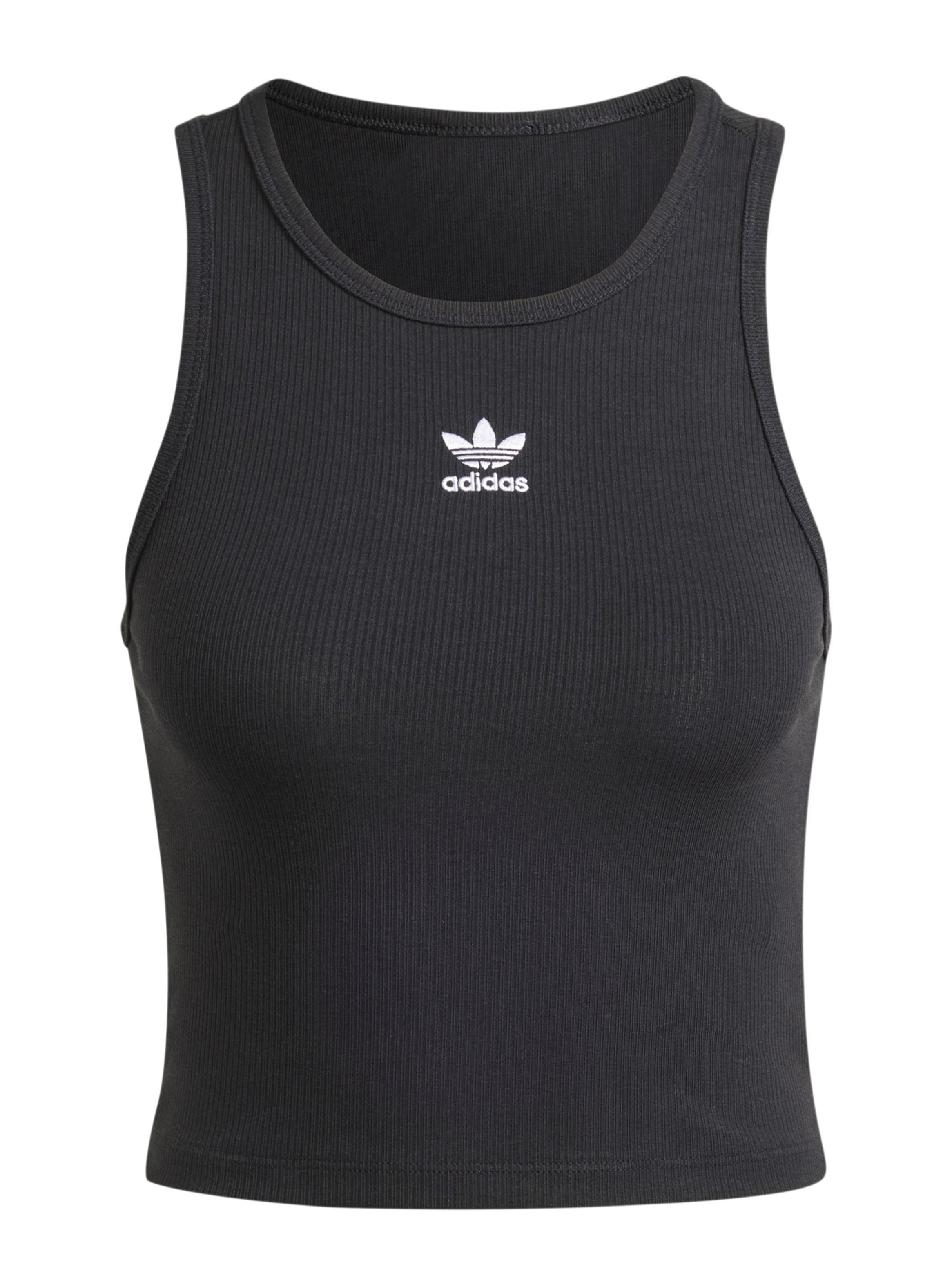 Polera sin Mangas Essentials Acanalada-5