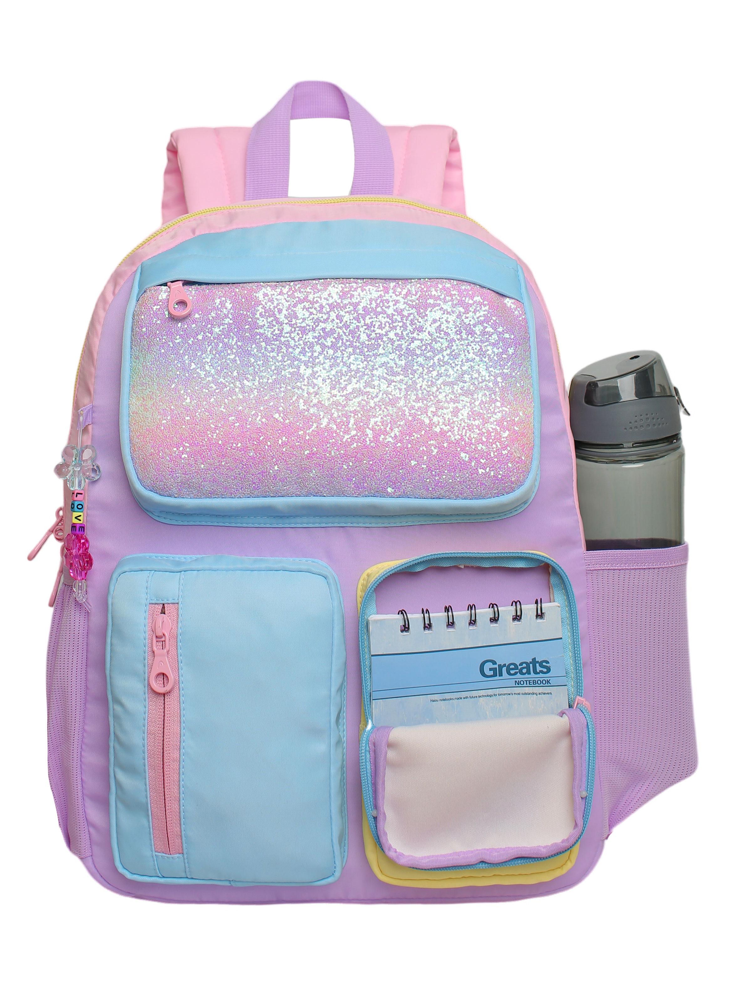 Mochila Teen Funny Color Block Faded-3