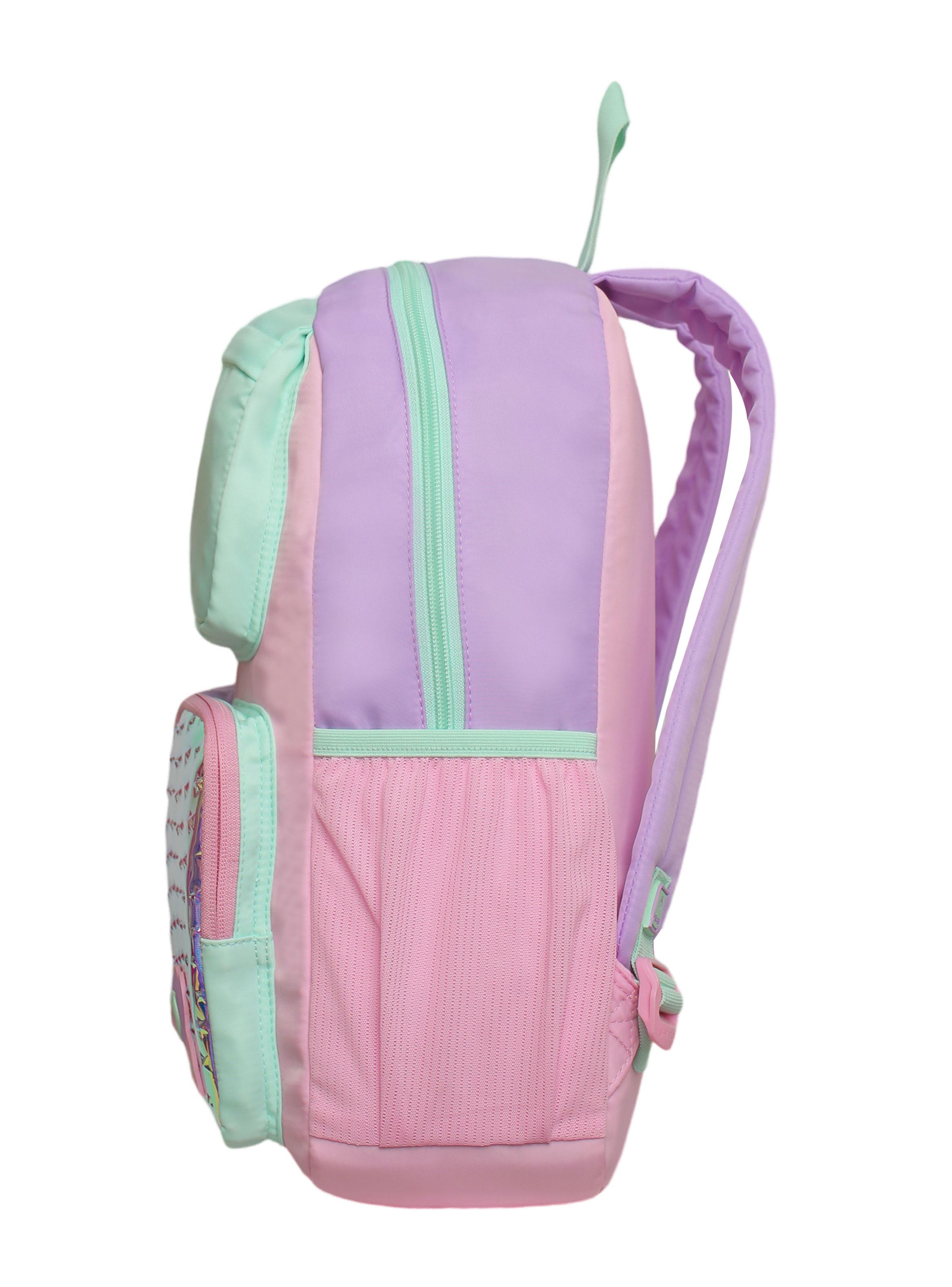 Mochila Teen Funny Color Block Pastel-2