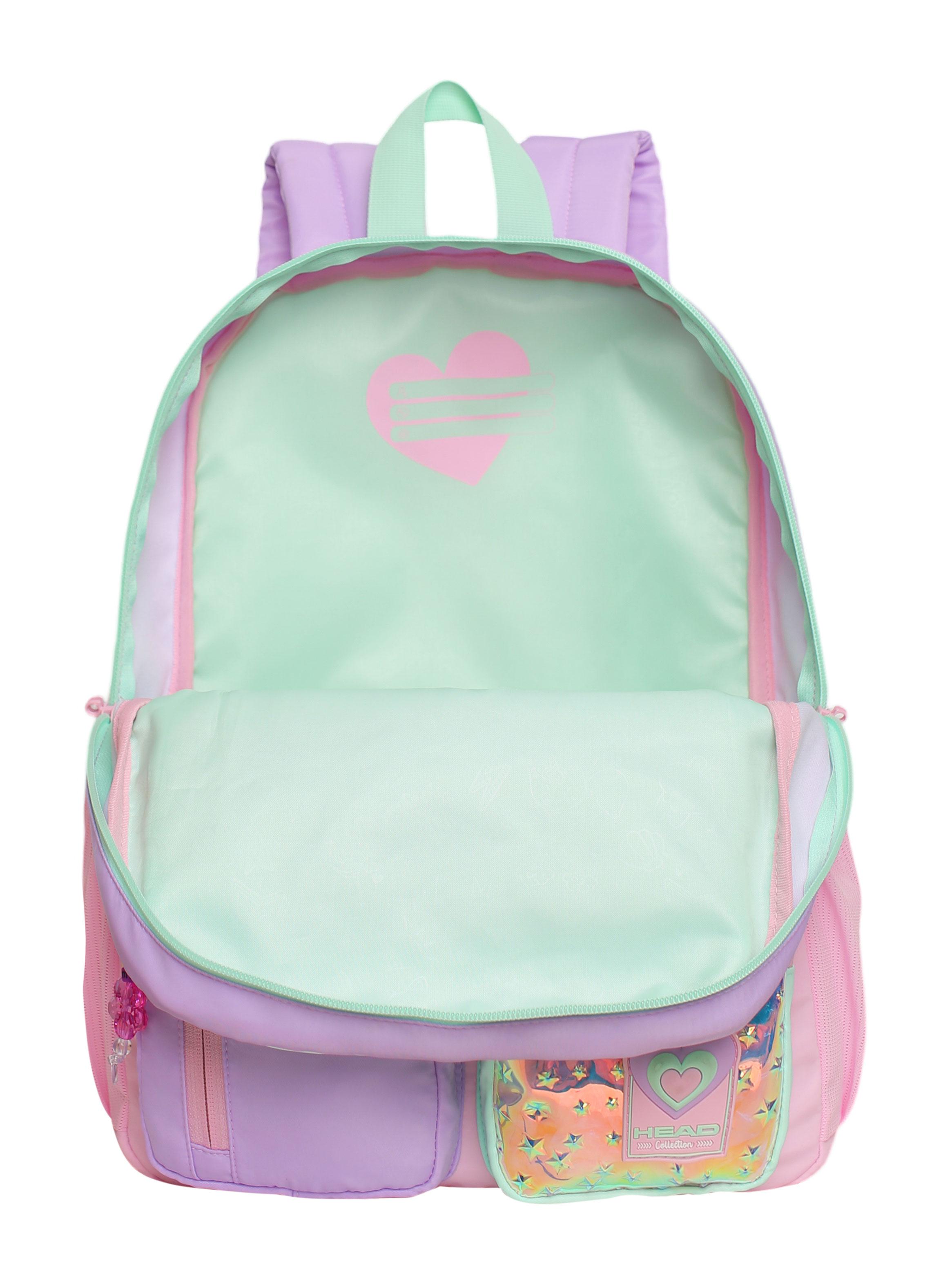 Mochila Teen Funny Color Block Pastel-4