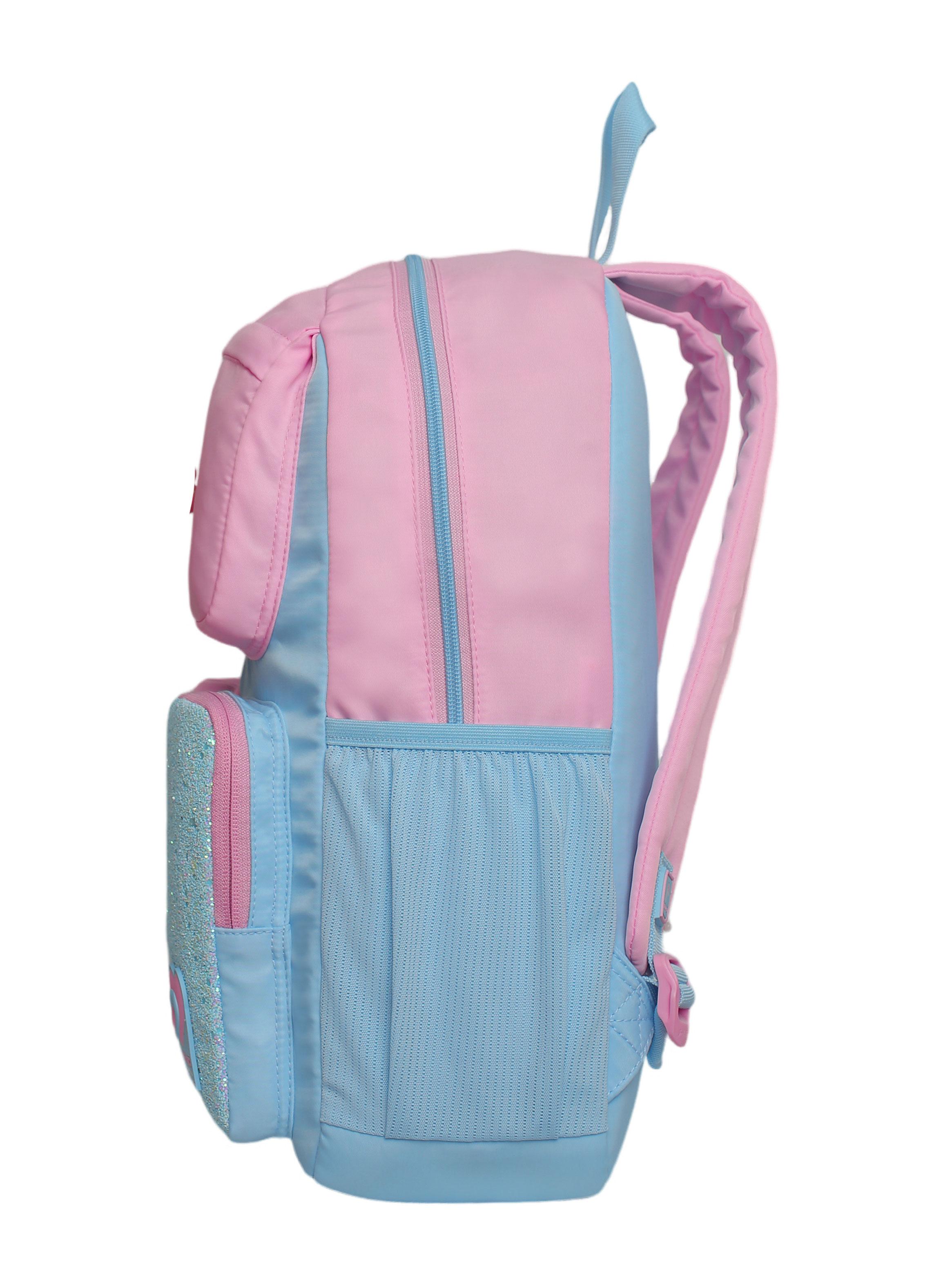 Mochila Teen Funny Color Block Rosado-2