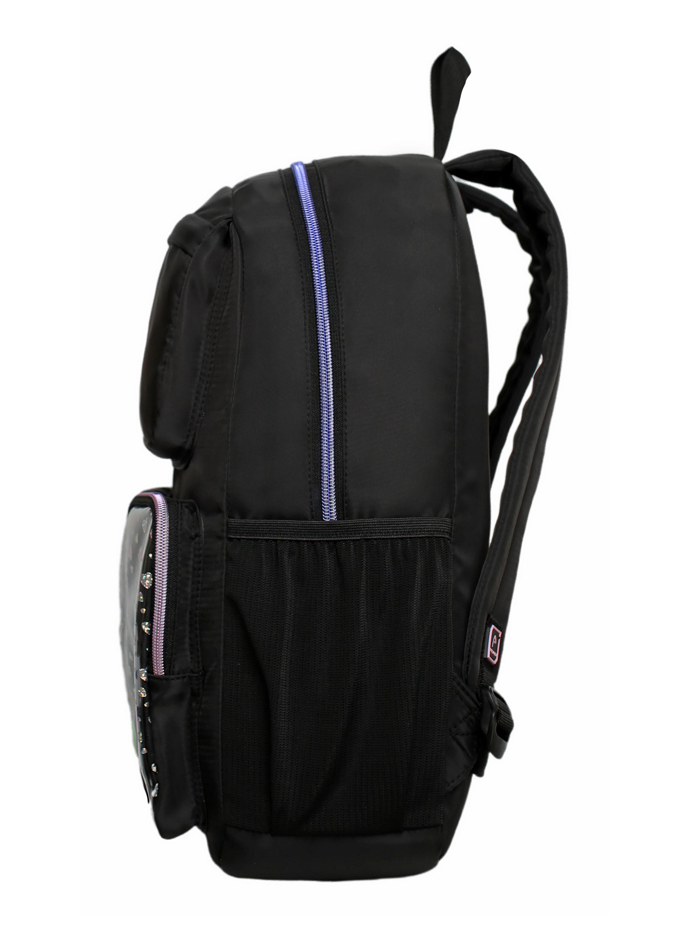Mochila Teen Funny Mix Colores Negro-3
