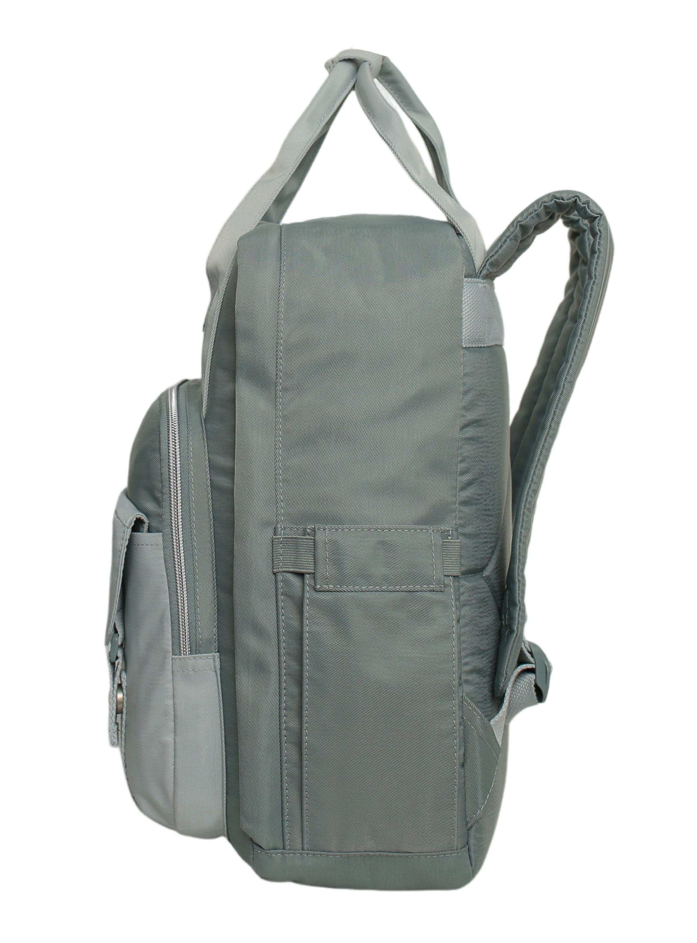 Mochila Notebook Alpha Color Block Menta-2