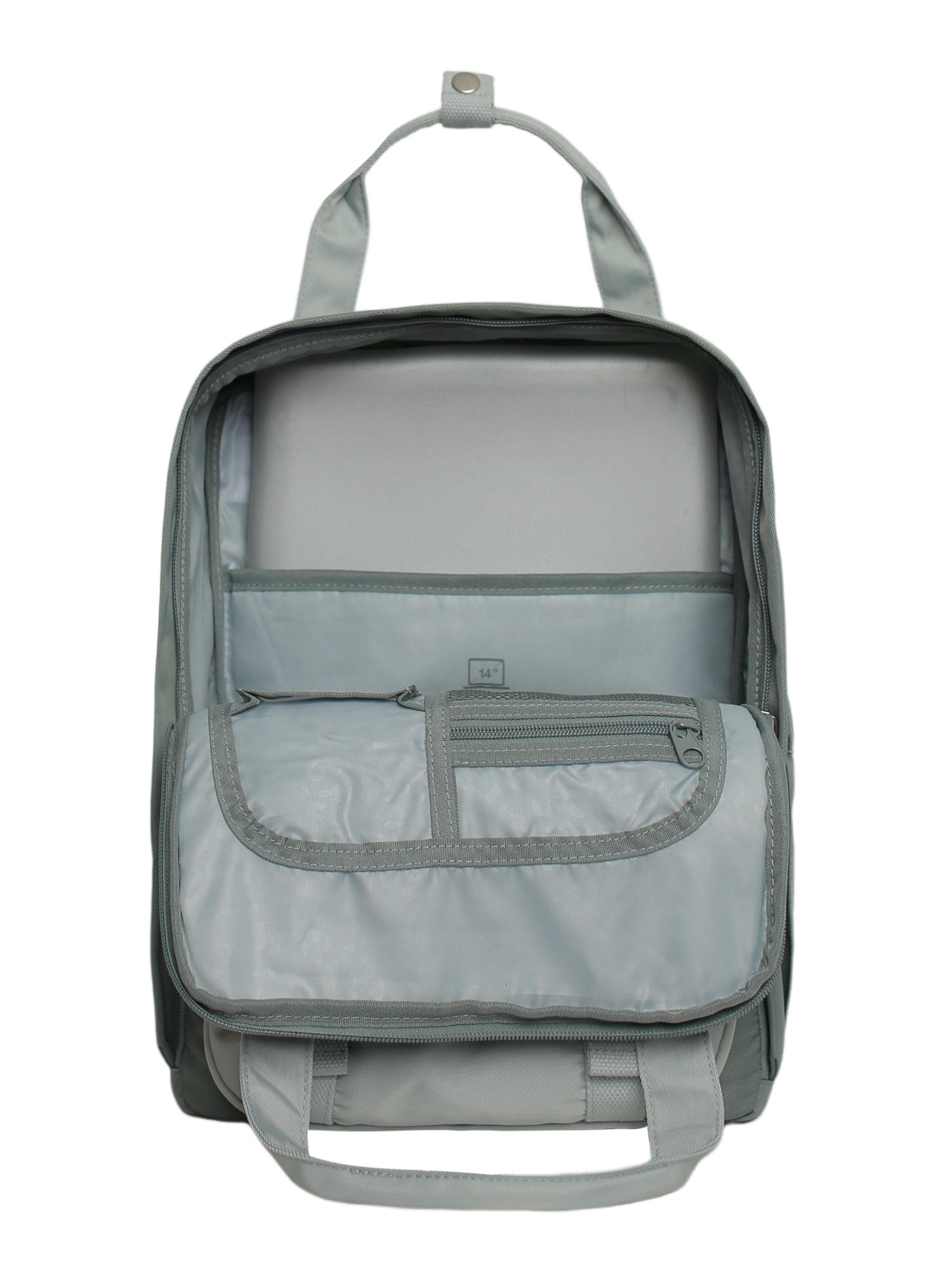 Mochila Notebook Alpha Color Block Menta-3