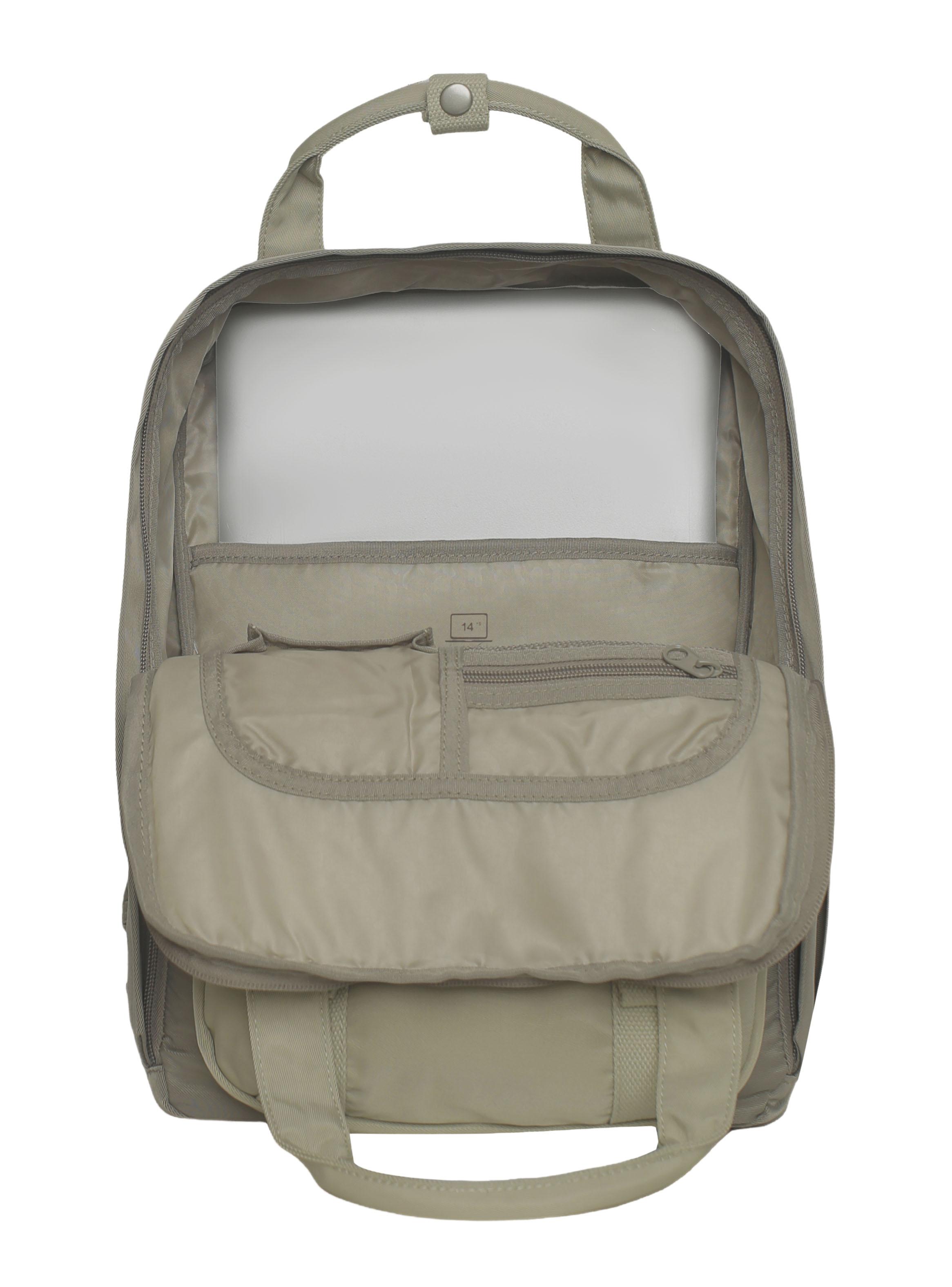 Mochila Notebook Alpha Color Block Taupe-3