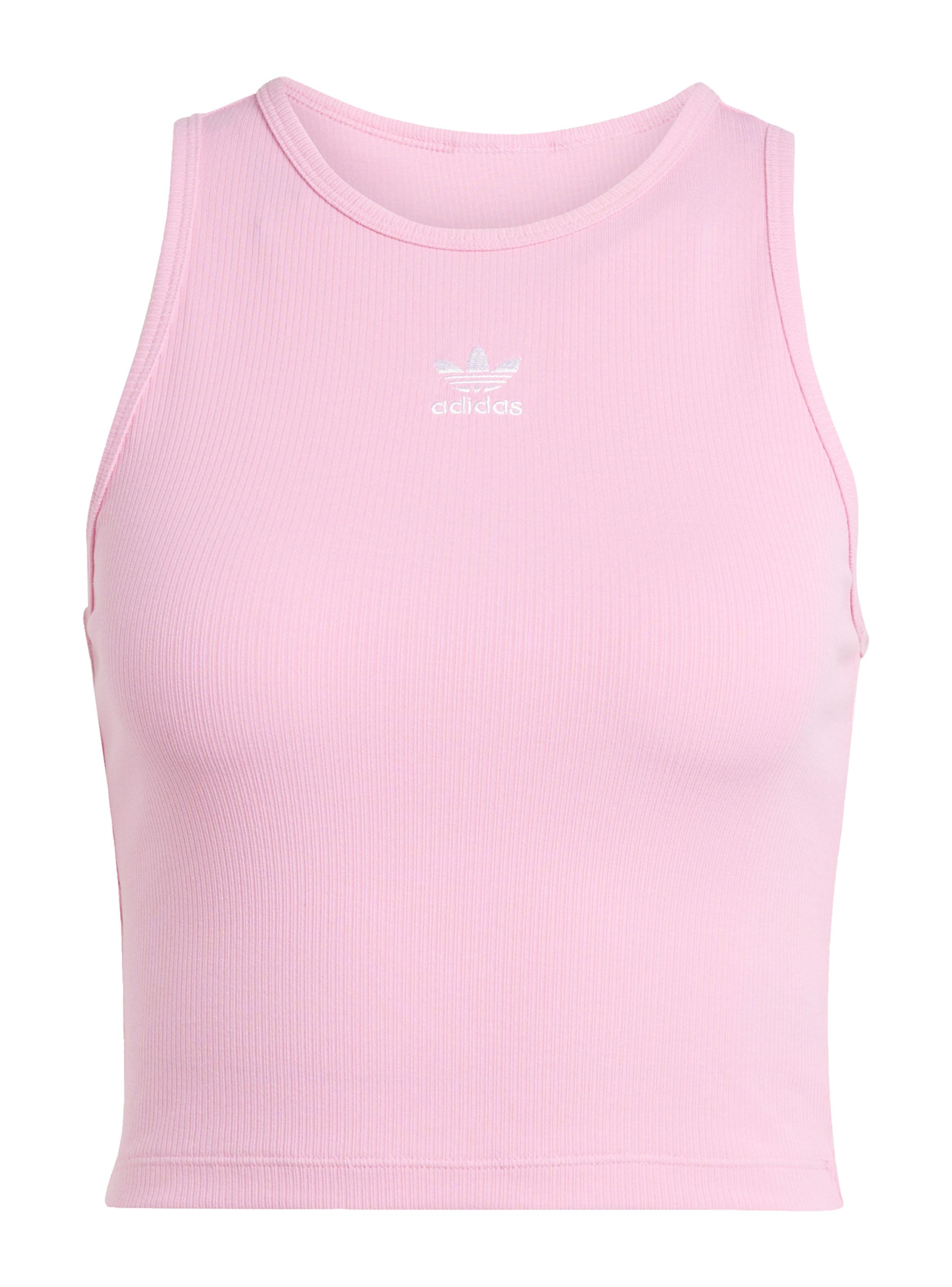 Polera sin Mangas Essentials Acanalada-5