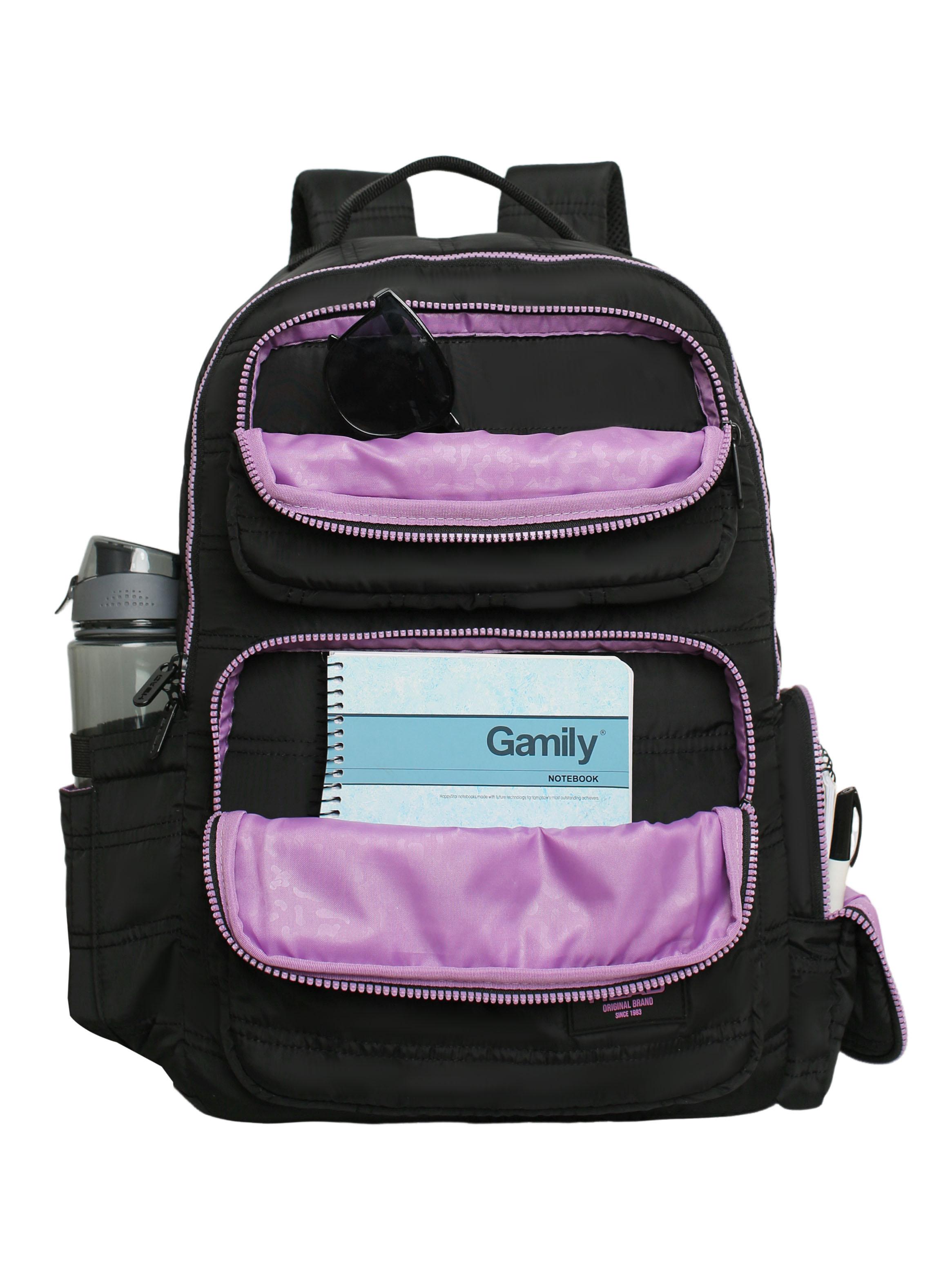 Mochila Altea Negro Lila-3