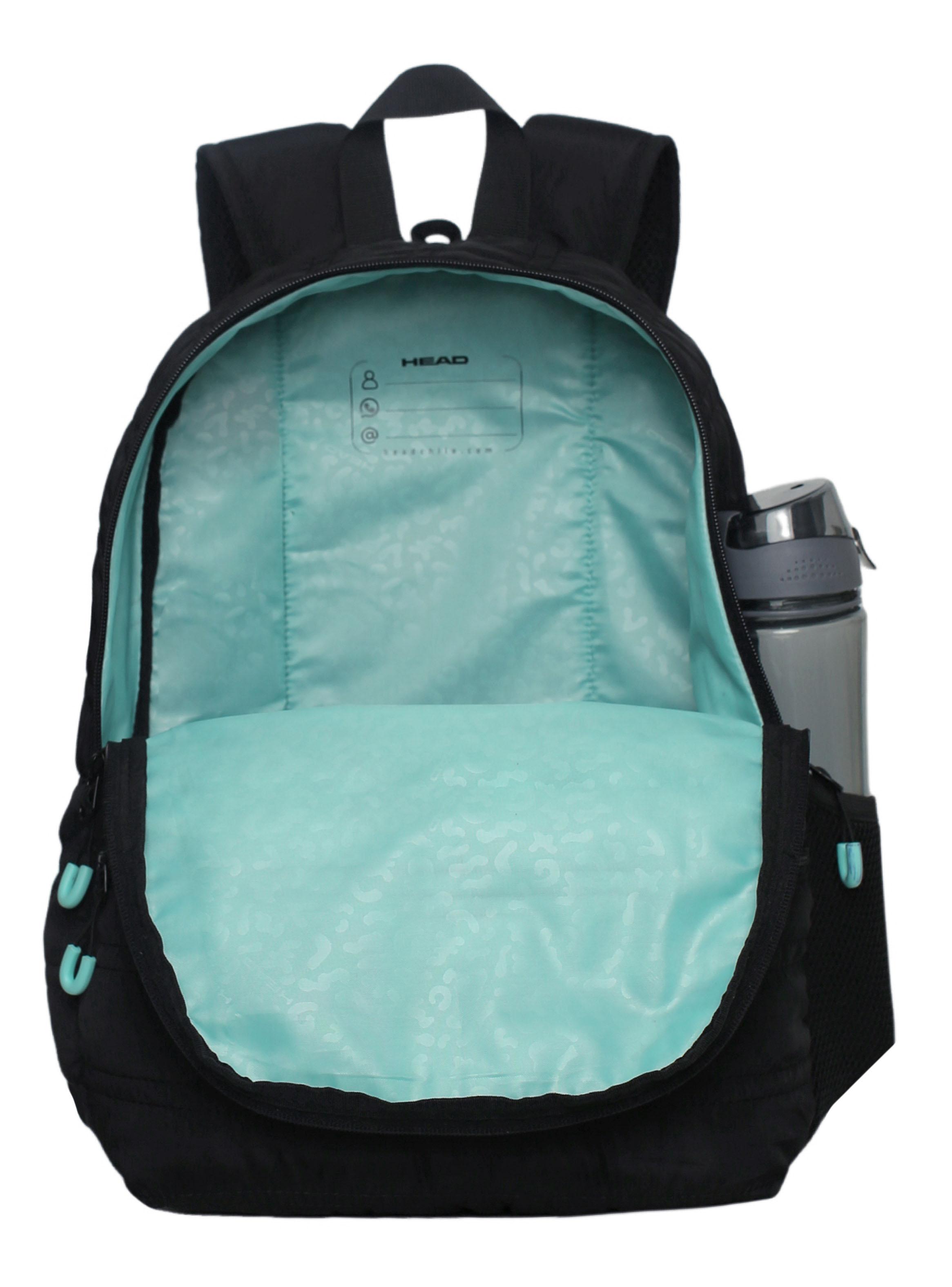 Mochila Juvenil Arona Negro Menta-4
