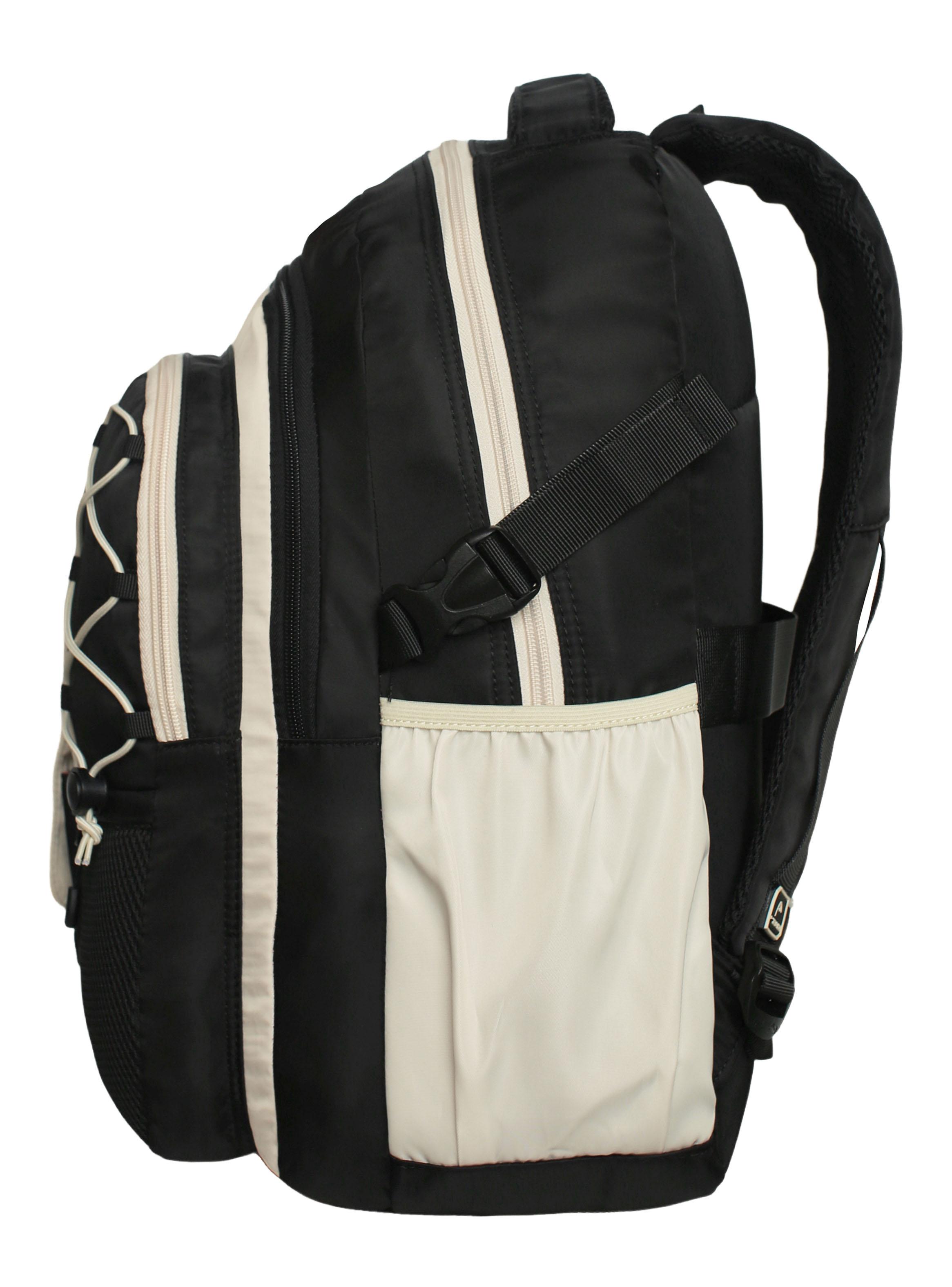 Mochila Juvenil Artura Color Block Negro-2