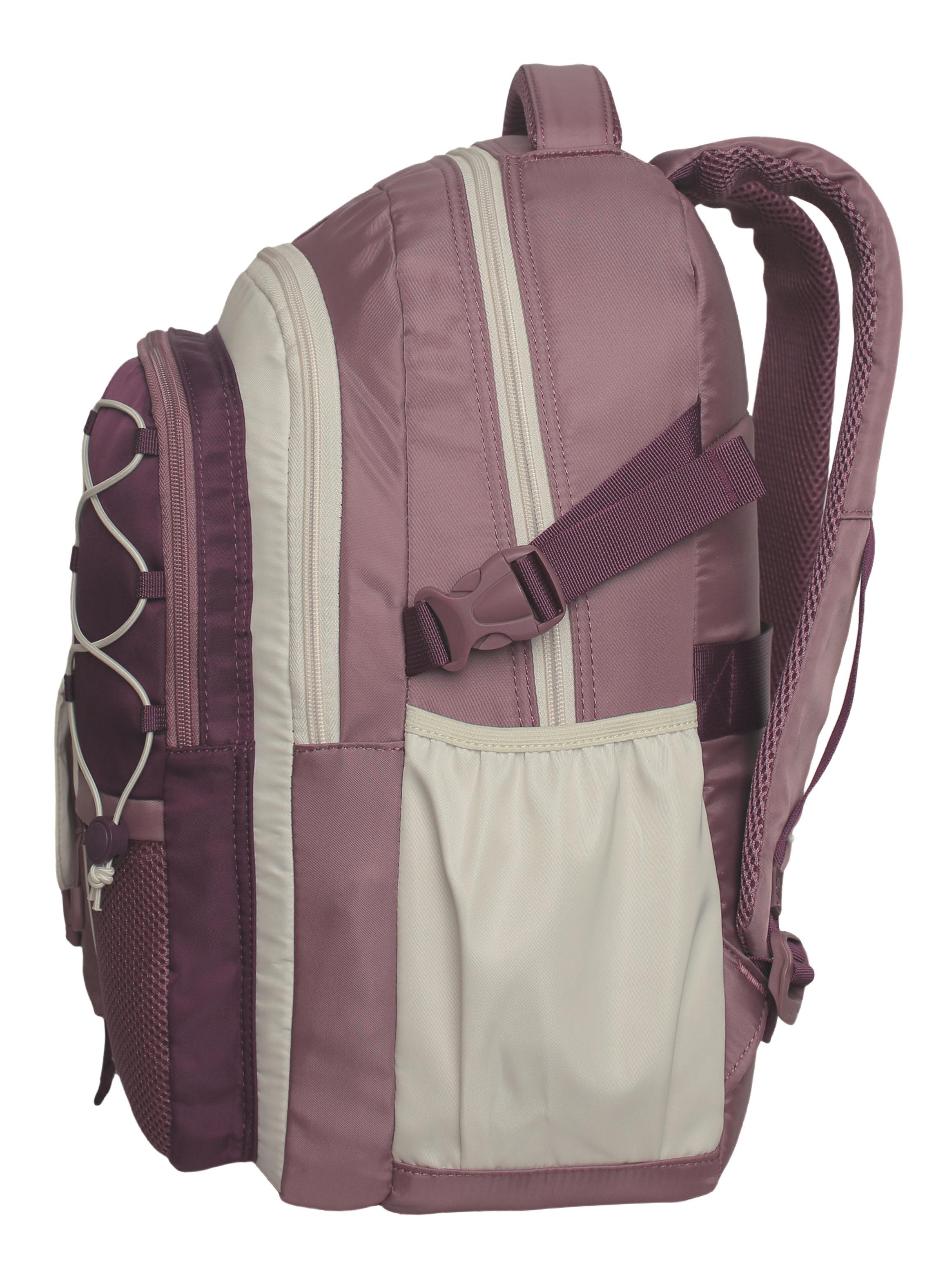 Mochila Juvenil Artura Color Block Malva-2