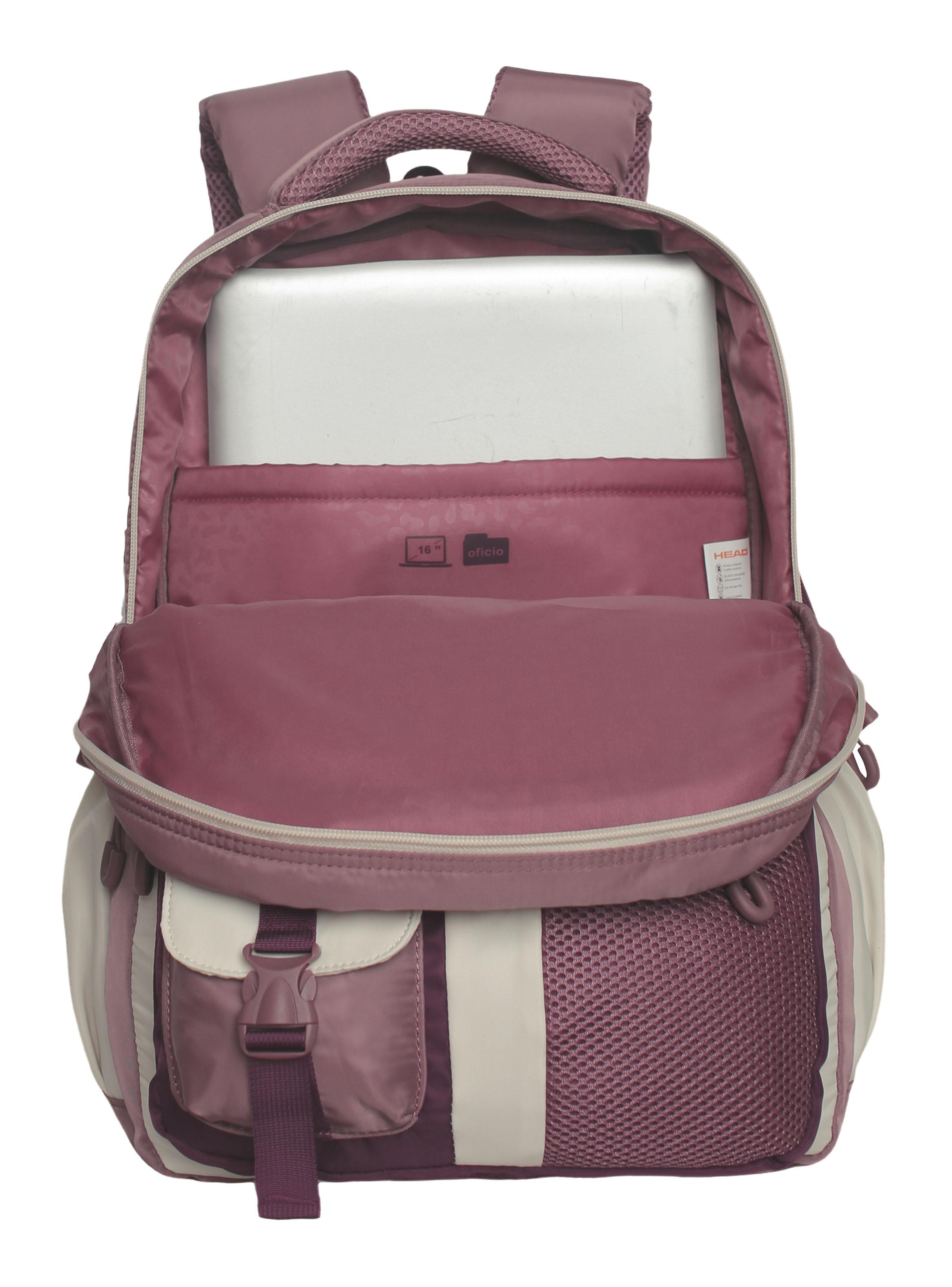 Mochila Juvenil Artura Color Block Malva-4