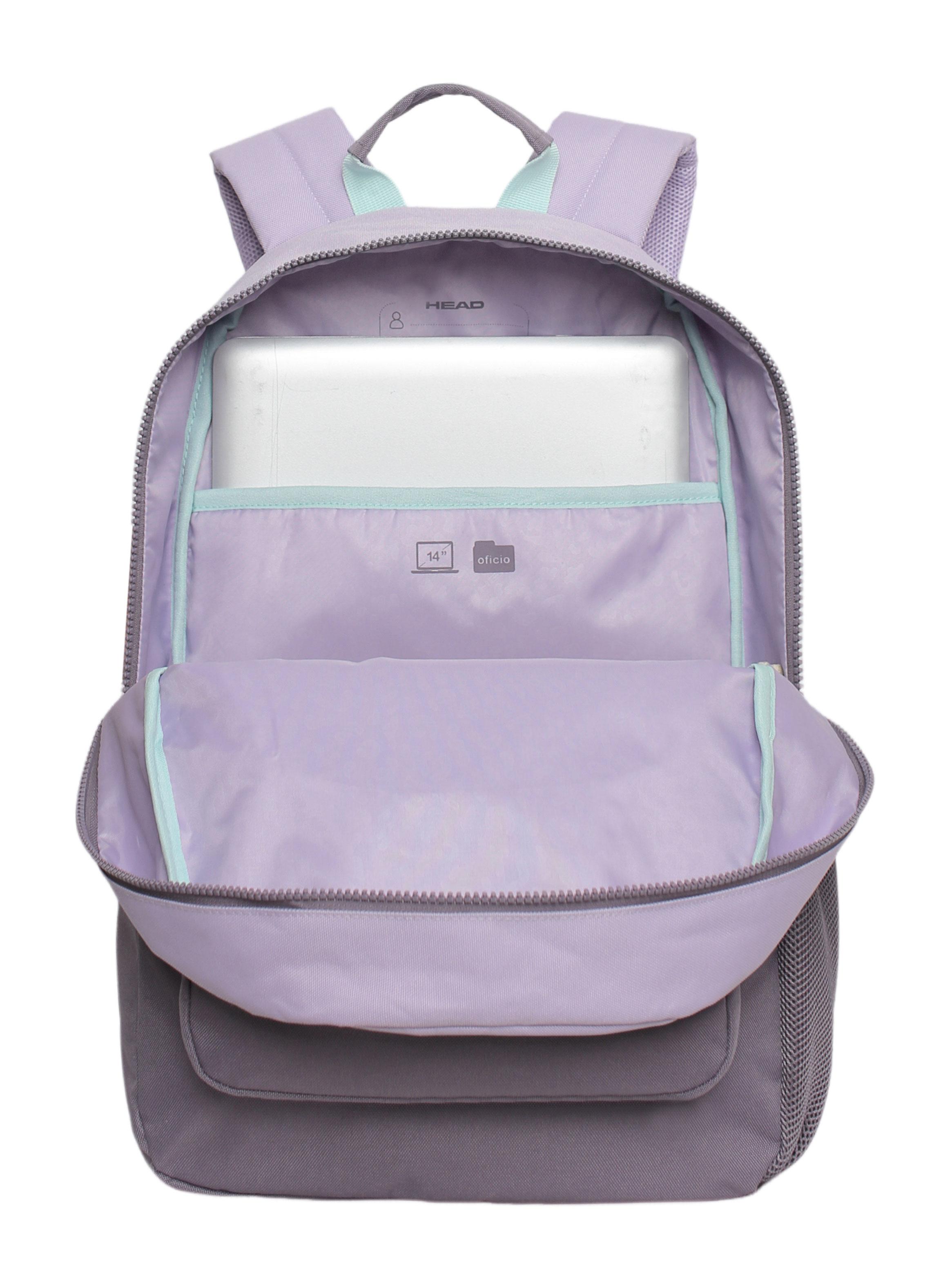 Mochila Laptop Diva Color Block Lila-4