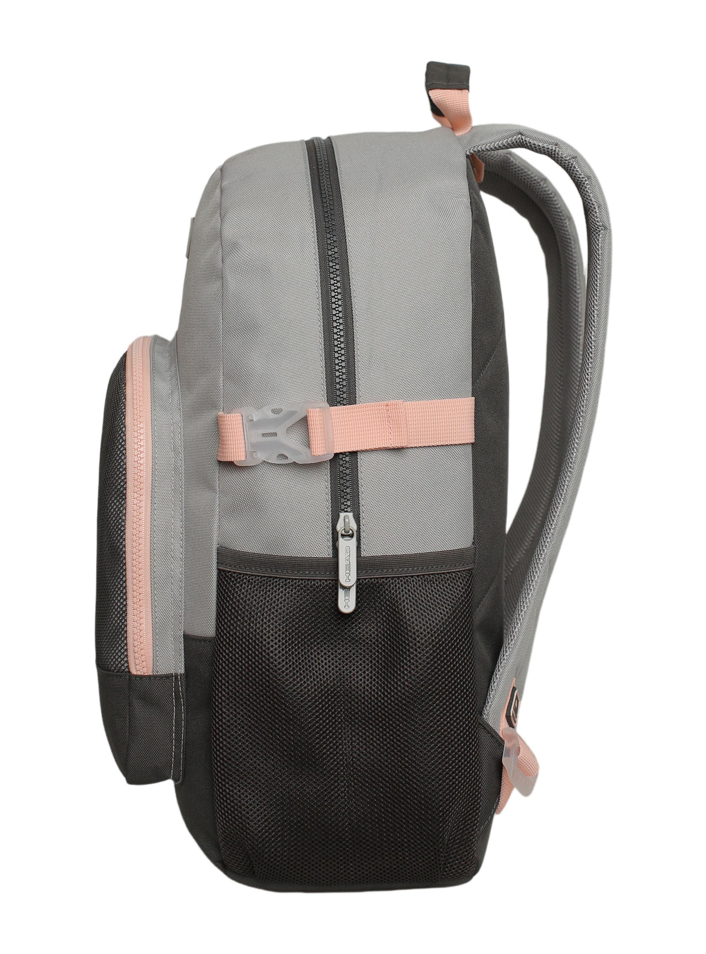 Mochila Laptop Diva Color Block Gris-2