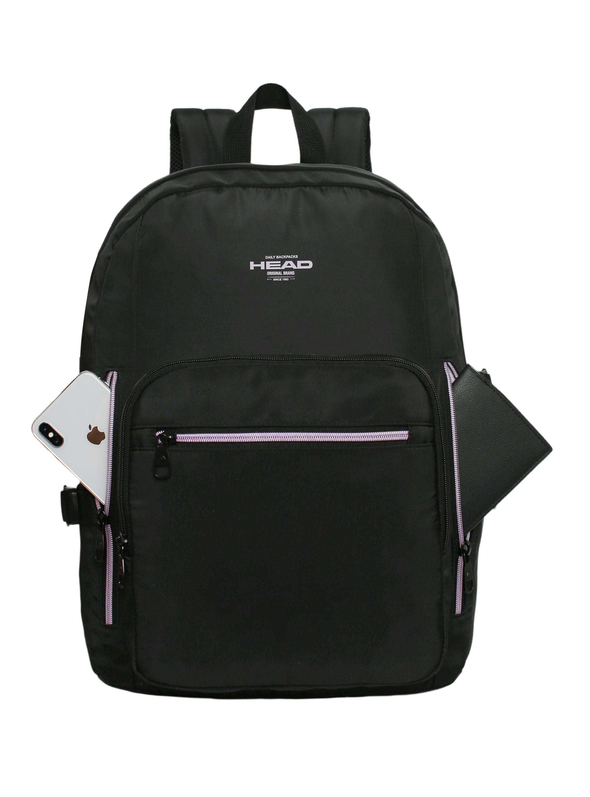 Mochila Kona Negro Lila-2
