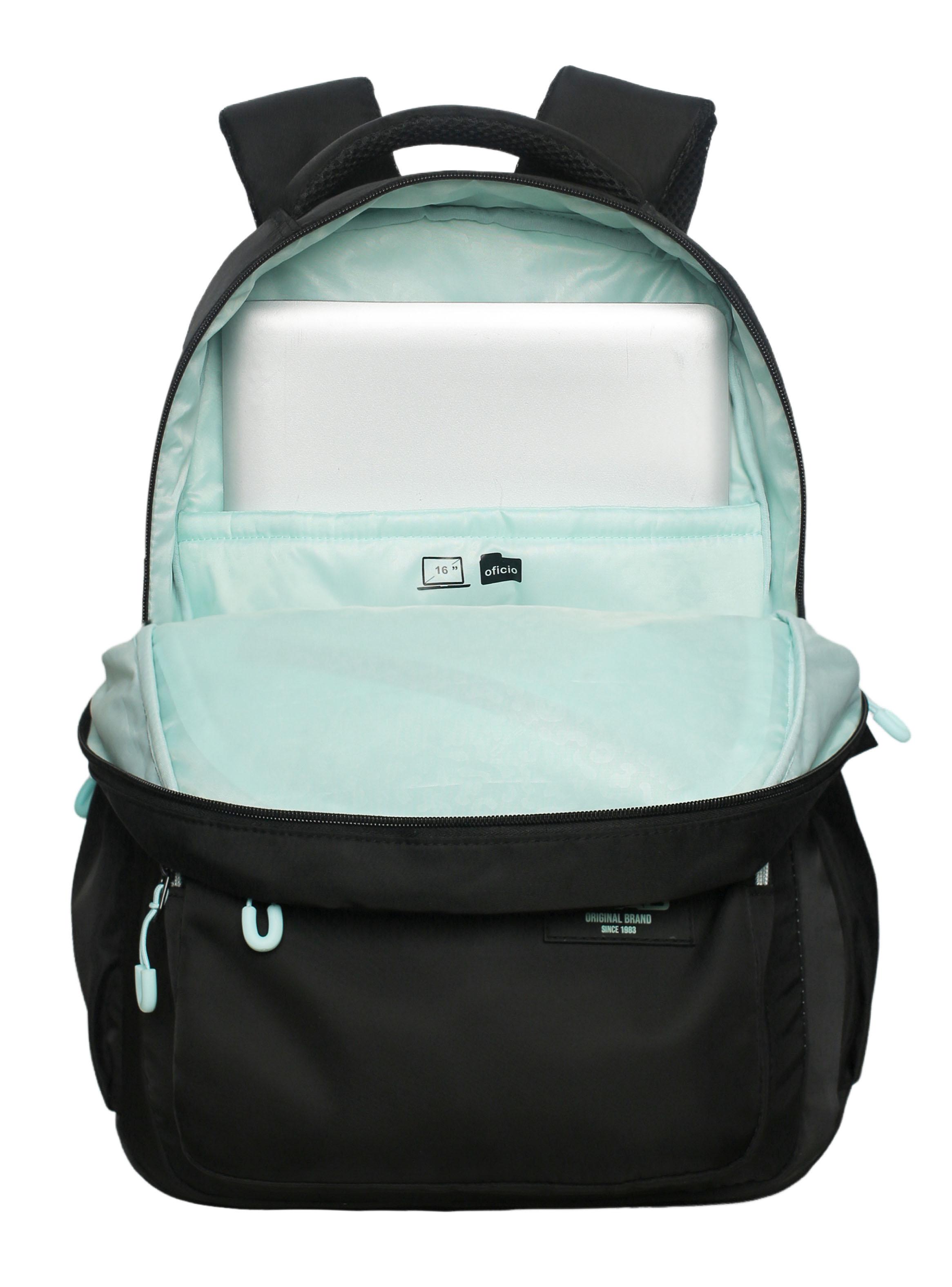 Mochila Miura Juvenil Negro Menta-3