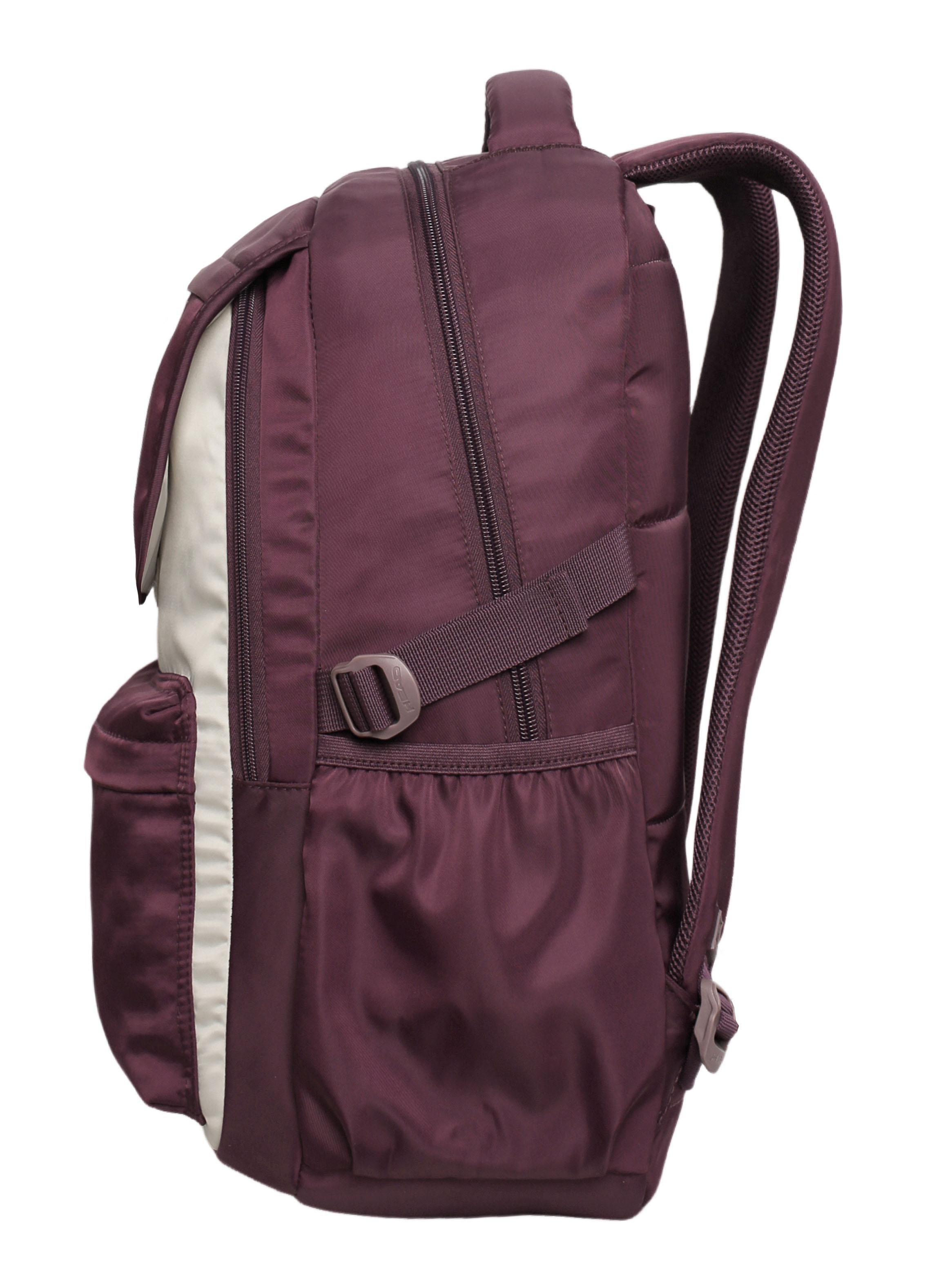 Mochila Laptop Qashqai Color Block Burdeo-4