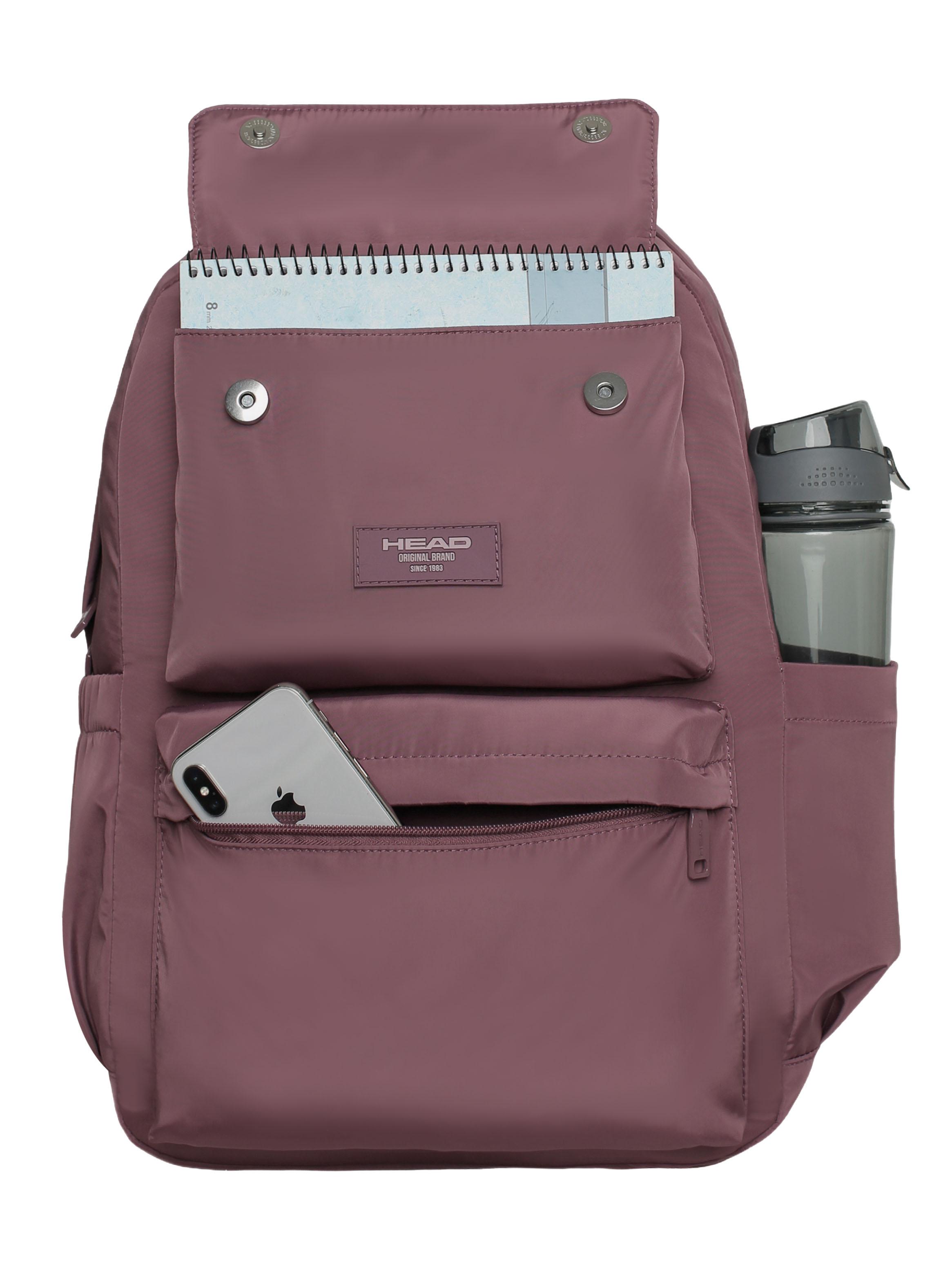 Mochila Laptop Ysho Dark Malva-2