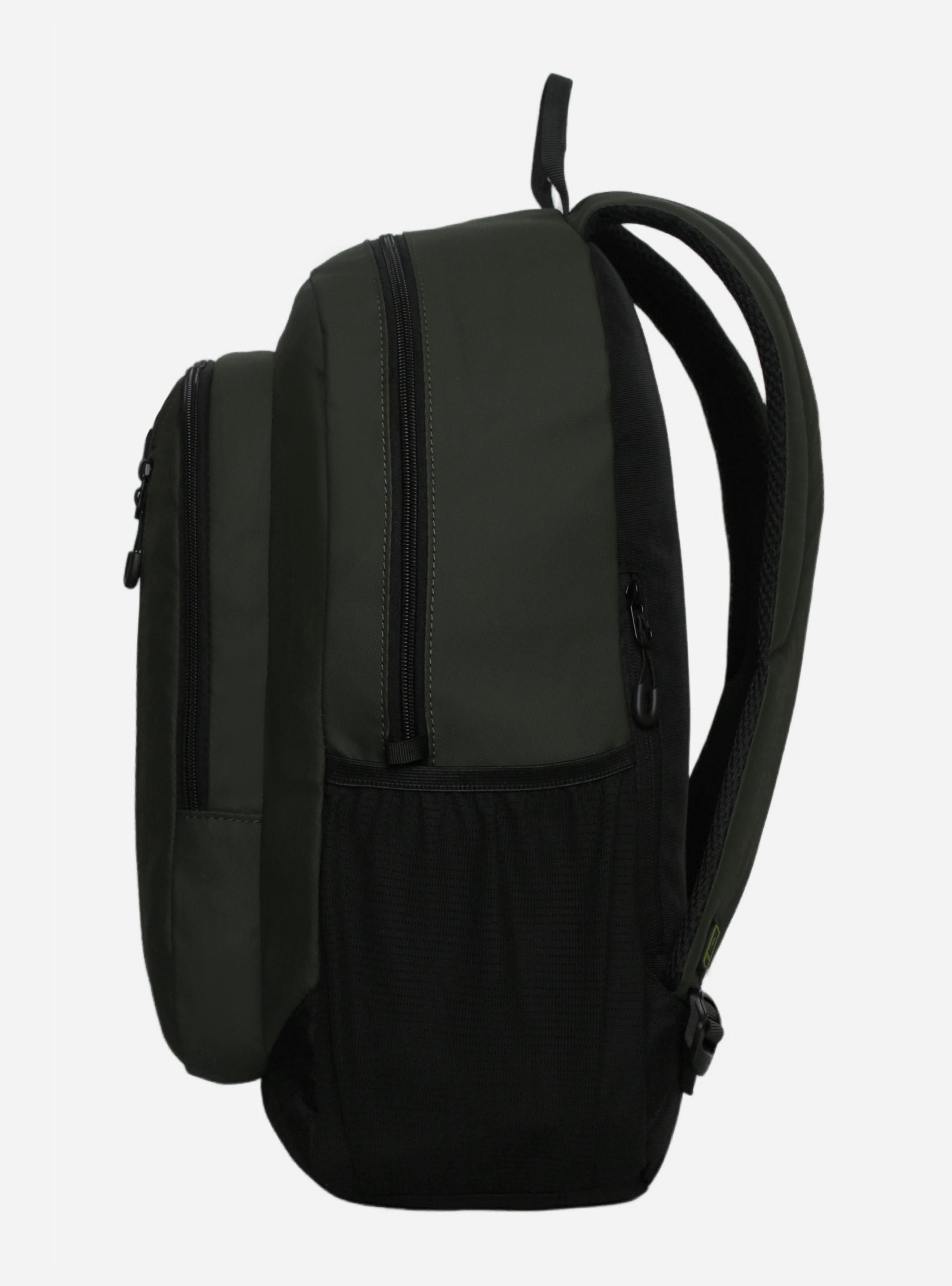 Mochila Notebook Chill Engomada Verde Militar-3