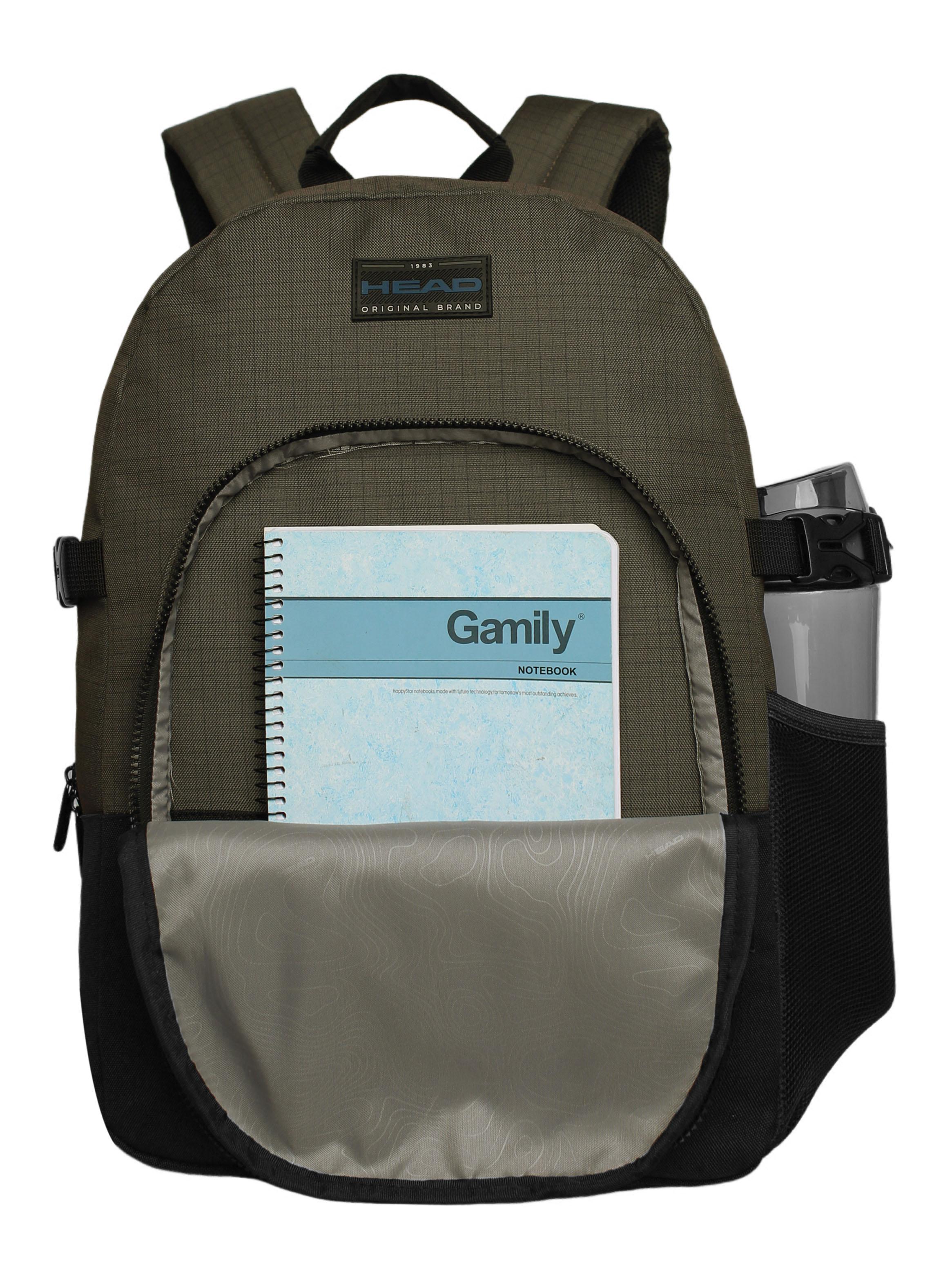 Mochila Laptop Escape Cuadros Verde-2