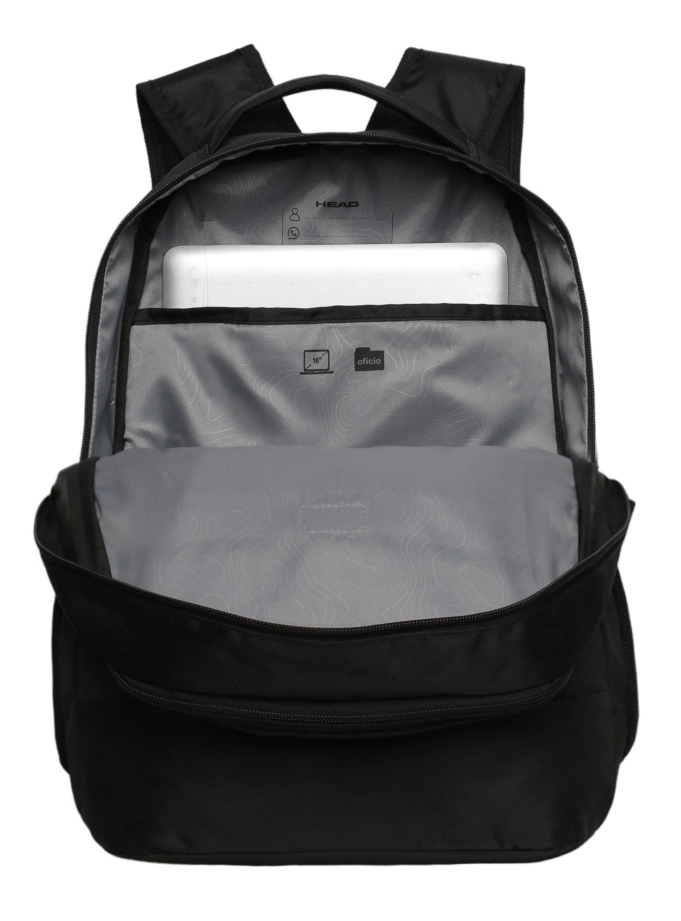 Mochila Notebook Velar Juvenil Negro-3