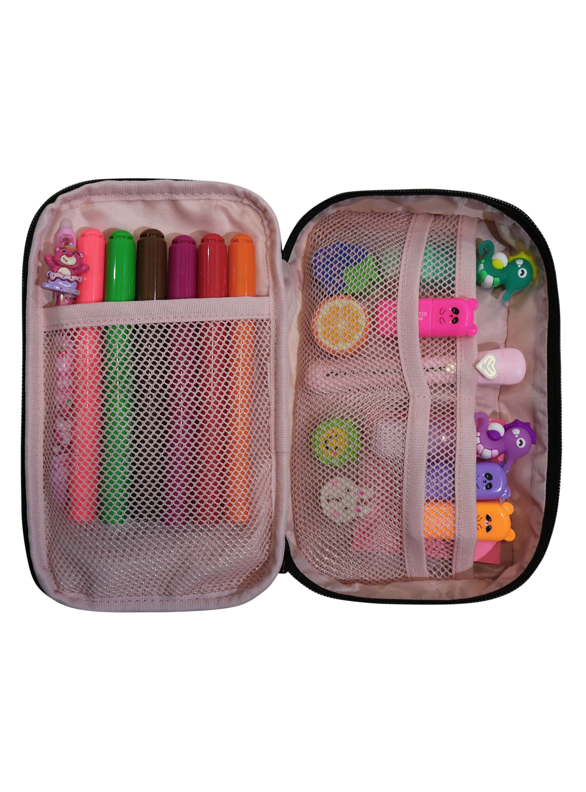 Estuche Grande Pencil Color Block Negro-4