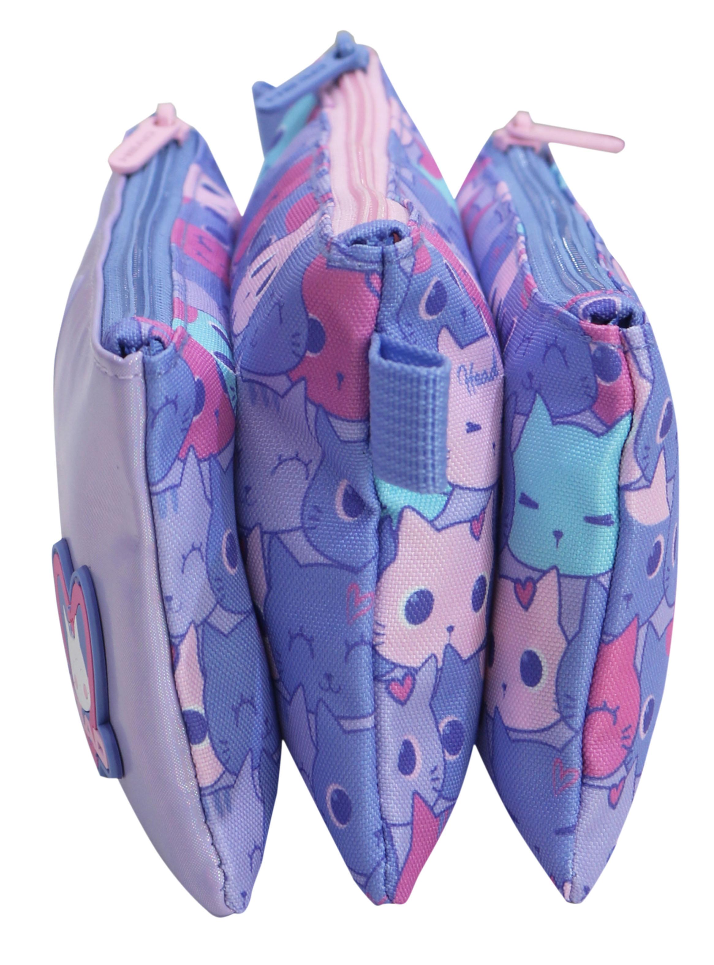 Estuche Celerio Infantil  Meow Lila-3