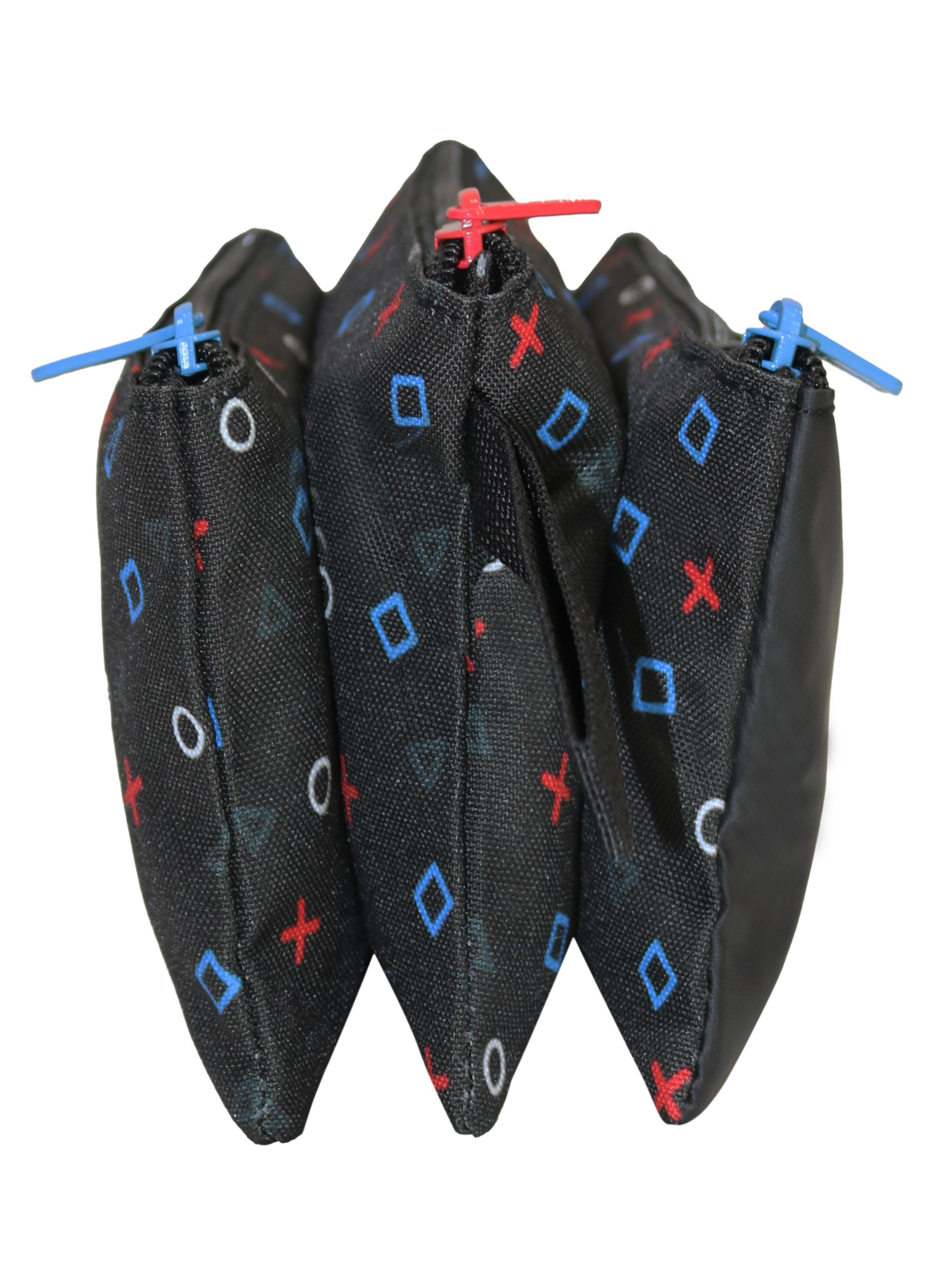 Estuche Celerio Infantil  Gamer Negro-2