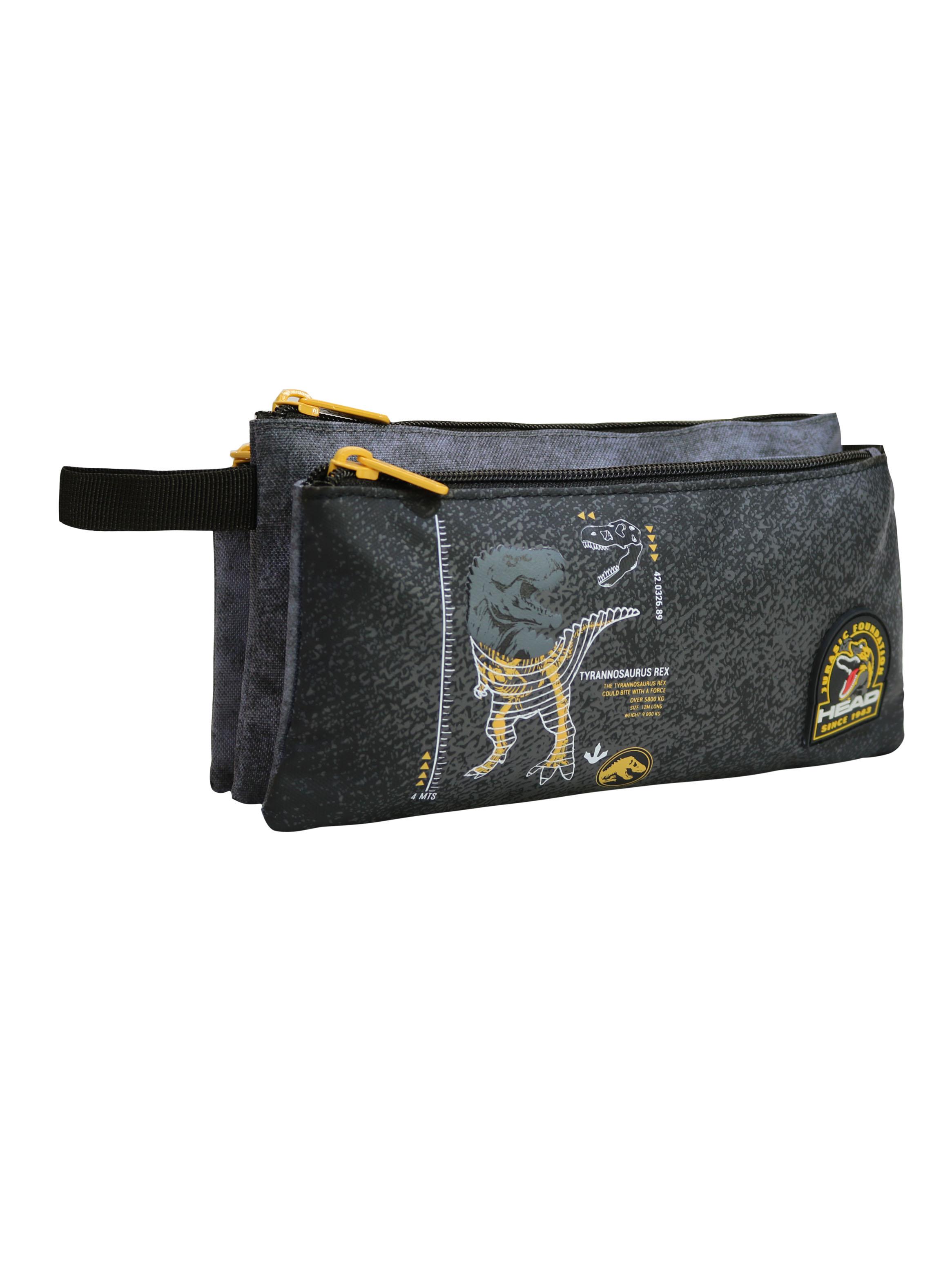 Estuche Celerio Infantil  T-Rex Stone Gris-2