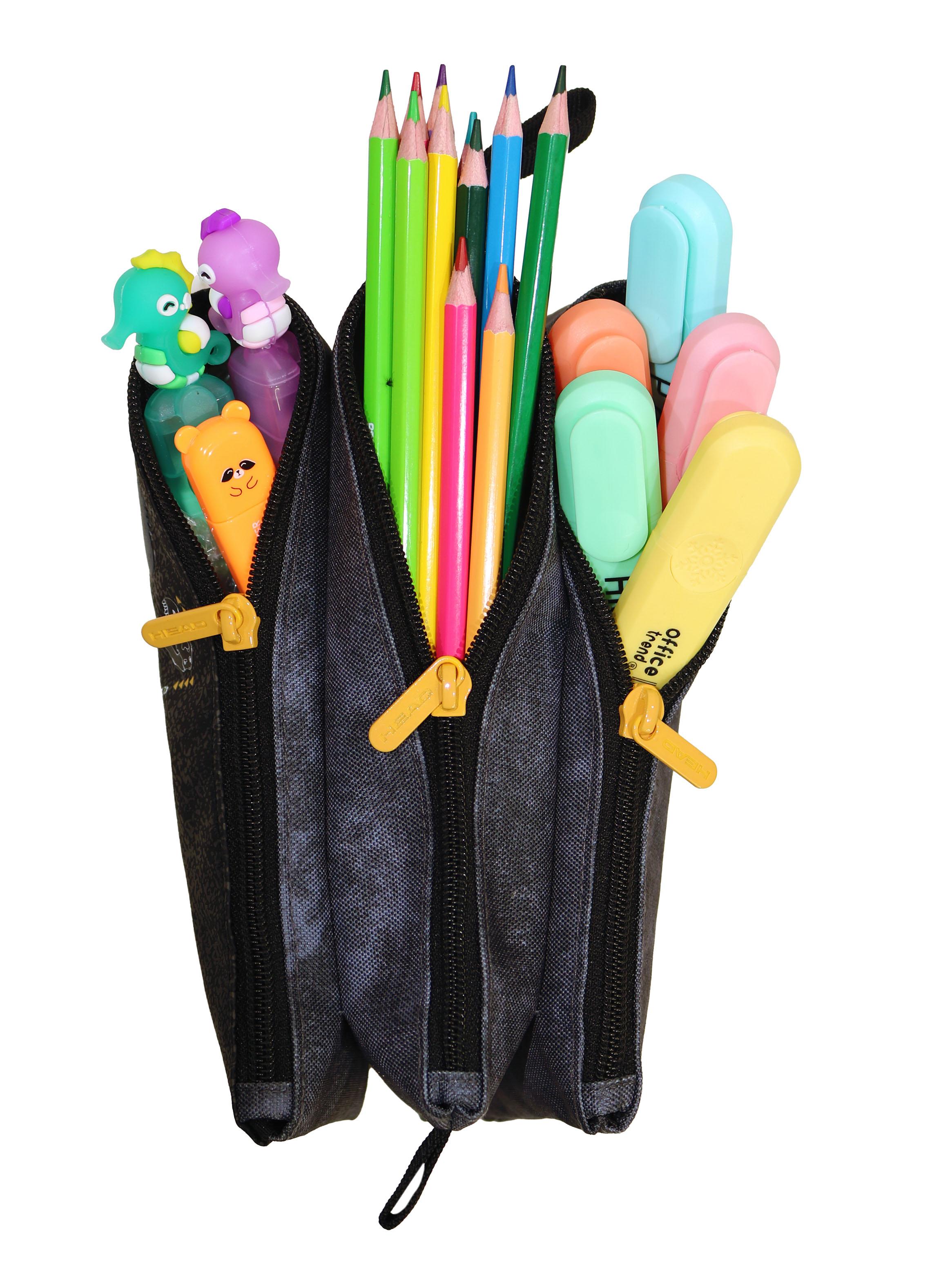 Estuche Celerio Infantil  T-Rex Stone Gris-4