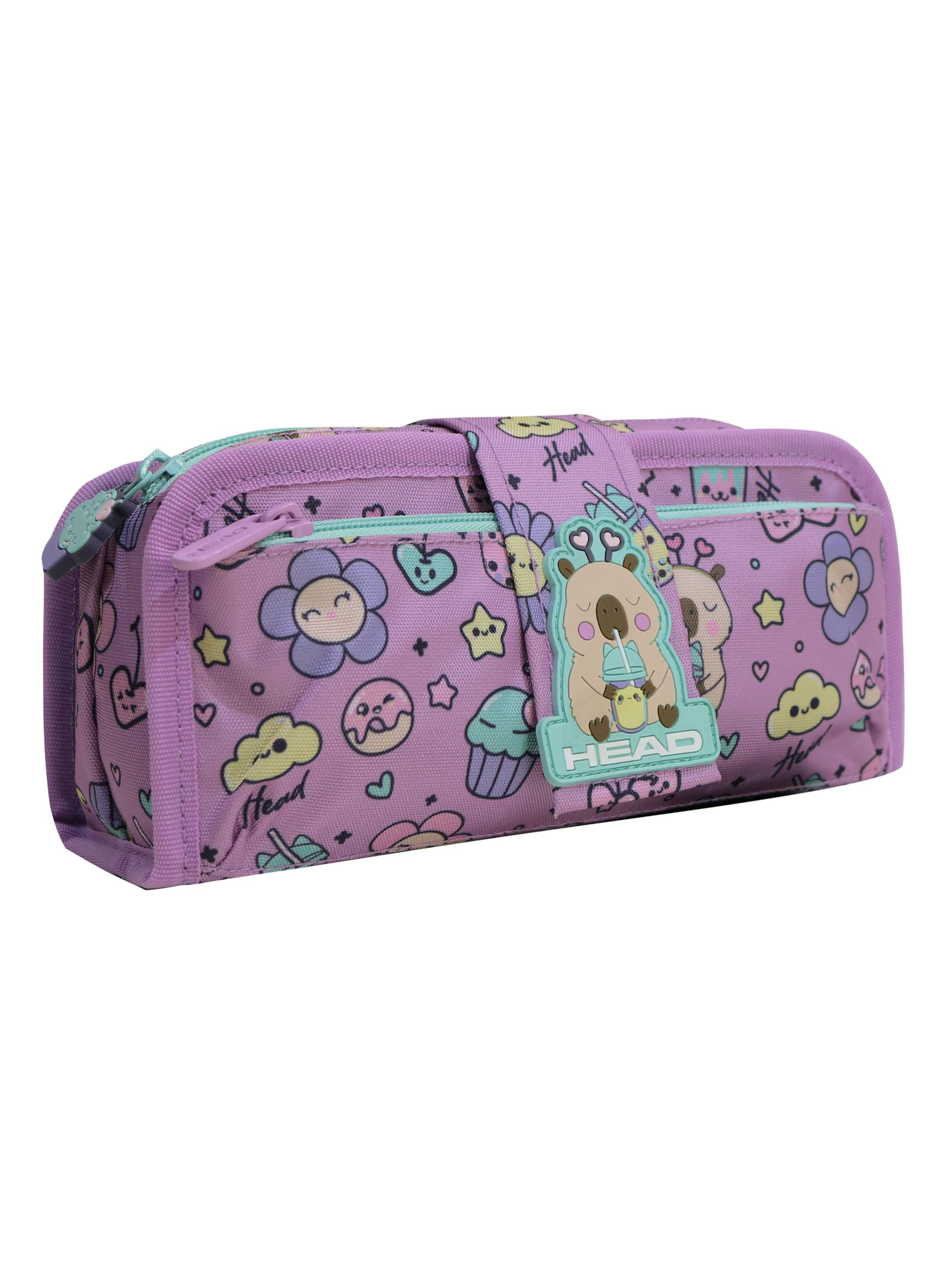 Estuche Cherry Infantil Capibara Morado-2