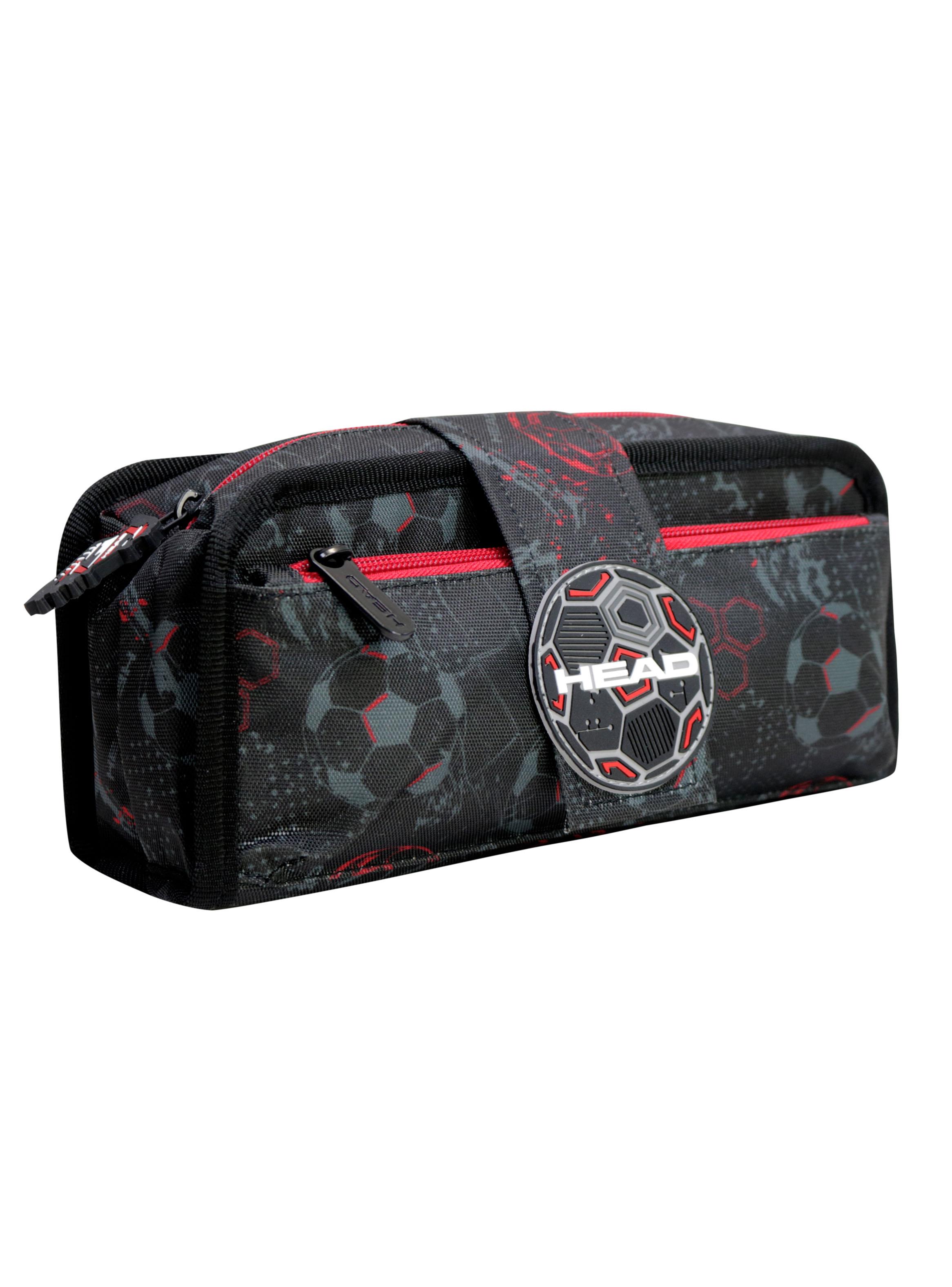 Estuche Cherry Infantil Soccer Negro-2