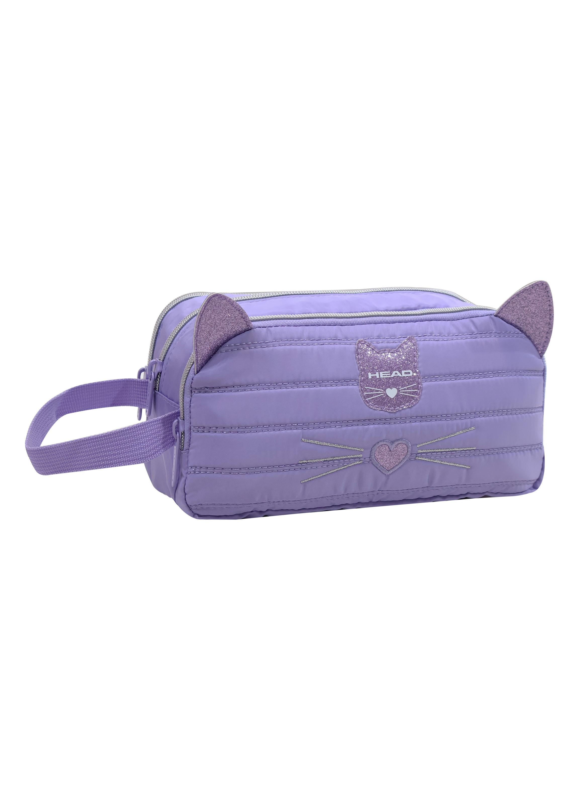 Estuche Grande Atos Quilt Cat Lila-2