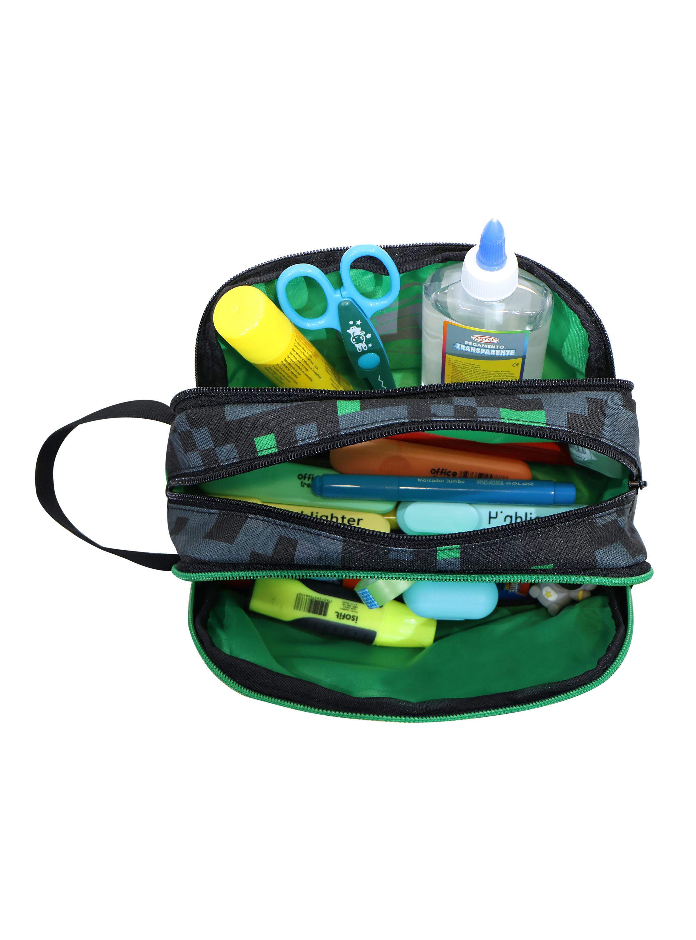 Estuche Grande Atos Píxeles Negro-3