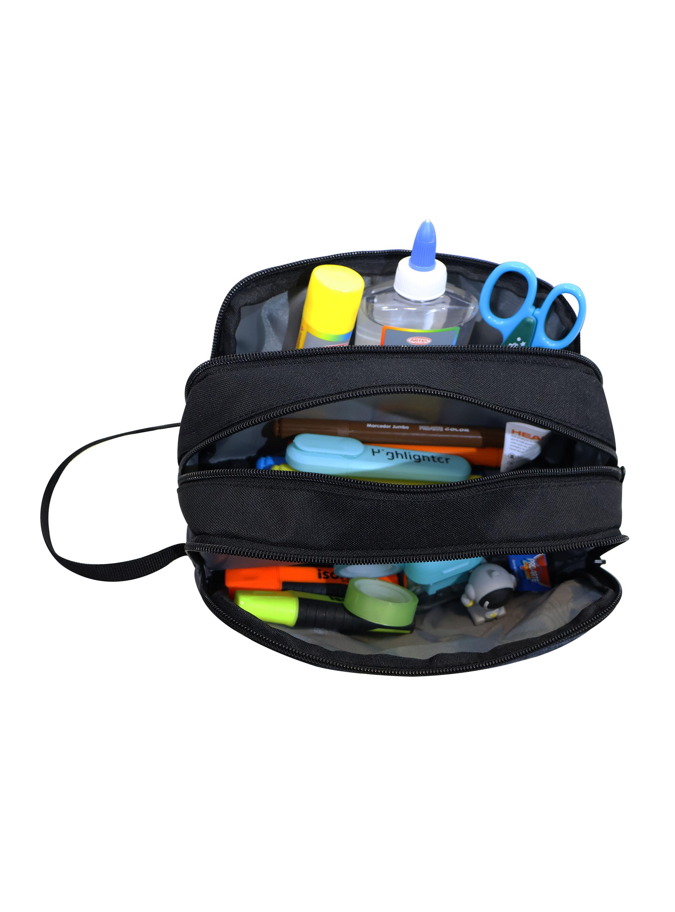 Estuche Grande Atos Stone Negro-3